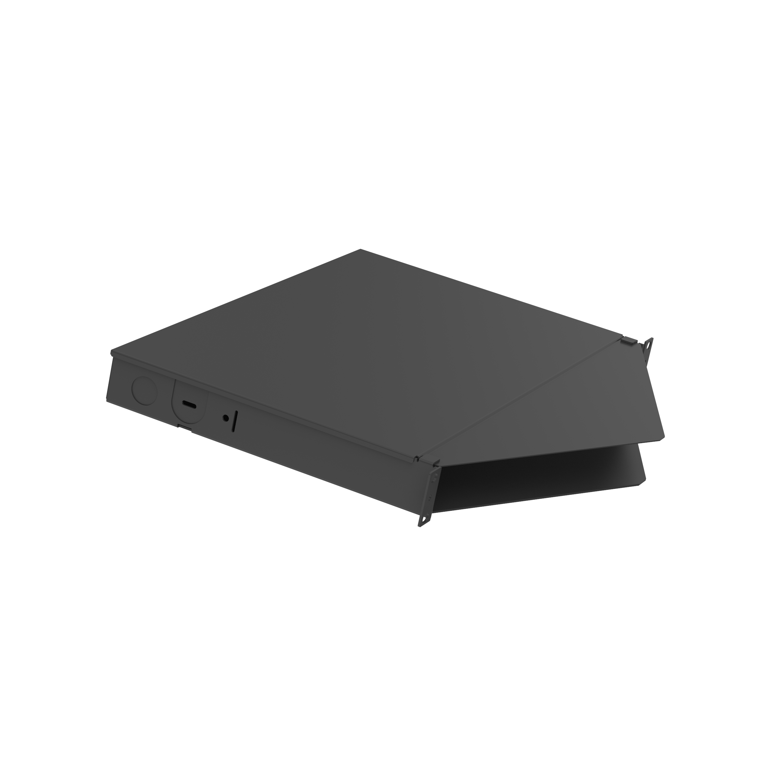 Opticom® Fiber Kasesi, Açısal, 1 RU, 4 Port