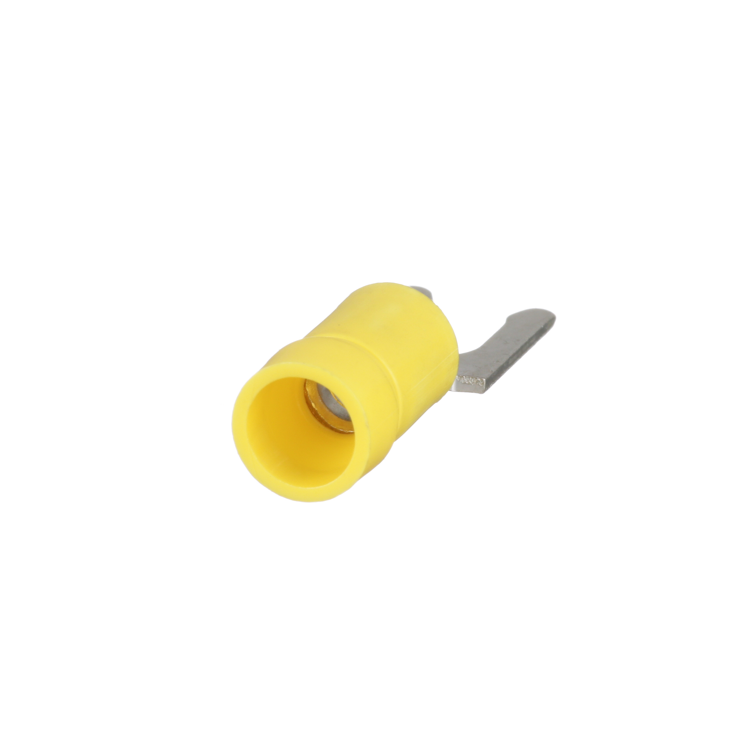 Çatal Terminal, Sarı, Vinil, 4.8mm Çaplı, 4-6mm² Kablo için, 50'li Paket