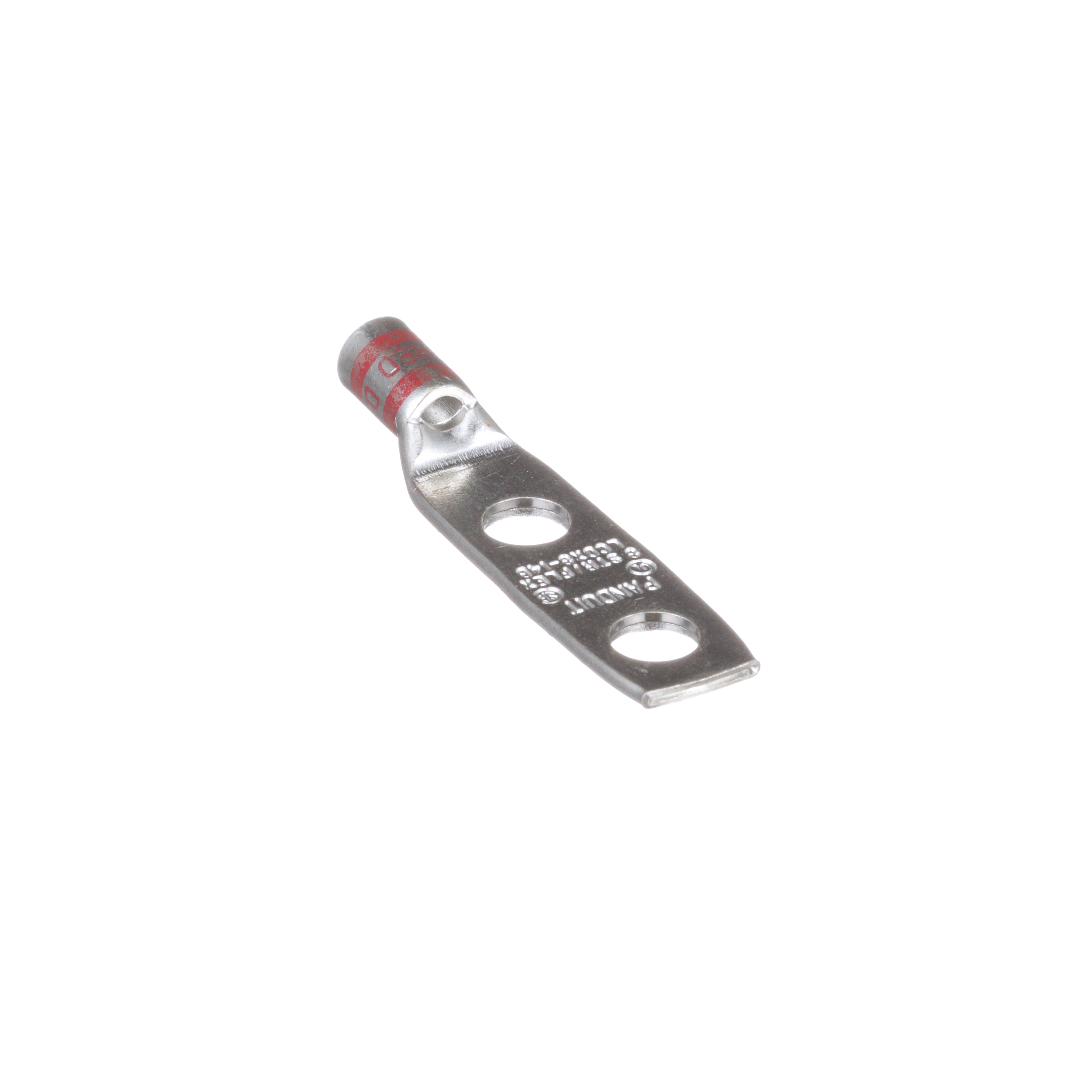 Comp Lug, Nikel/Gümüş Kaplı Bakır, 4 AWG, Bir 1/4 inç Somun, 50'li Paket