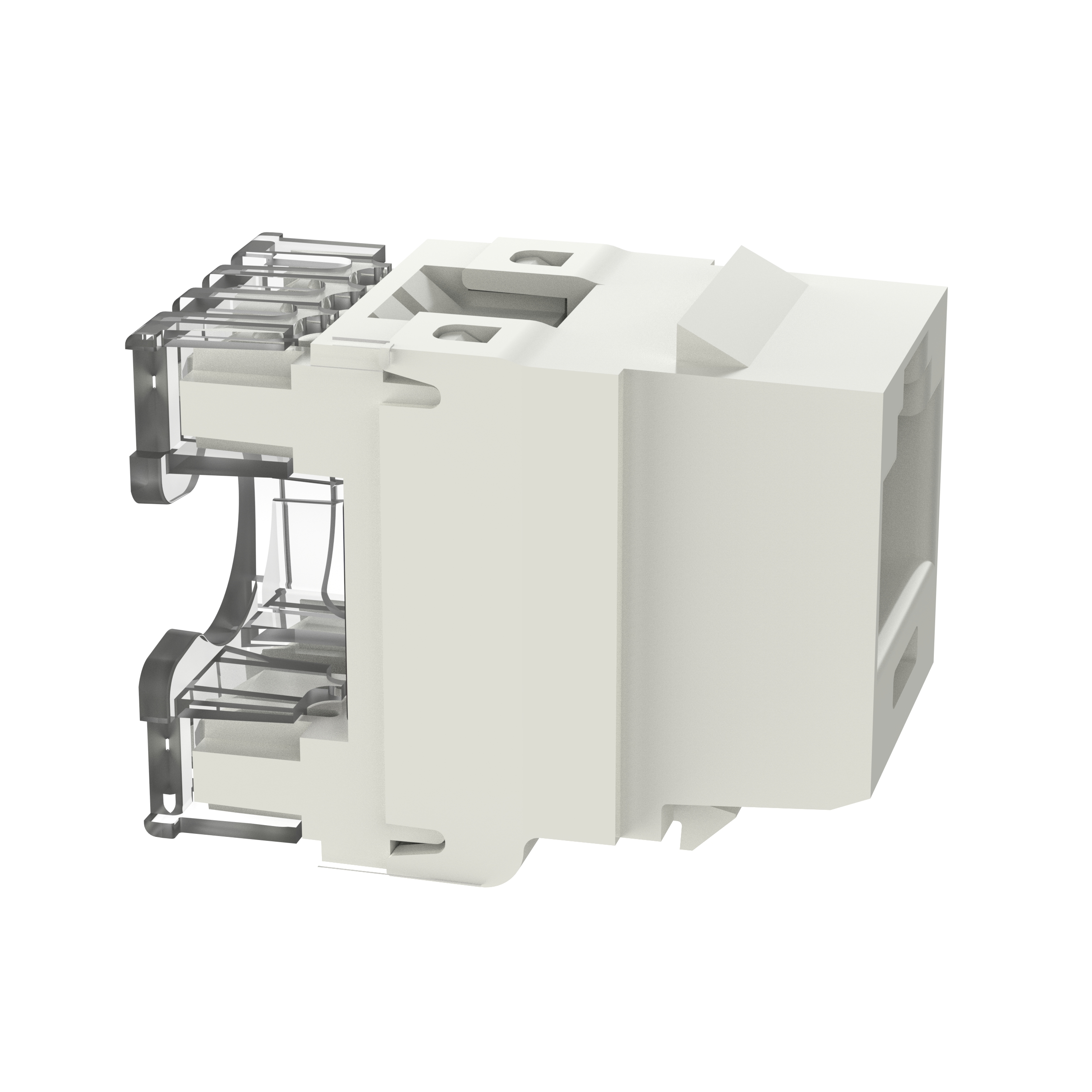 Keystone Cat 6 Çıkış Jakı, Uluslararası Beyaz - 25'li Paket