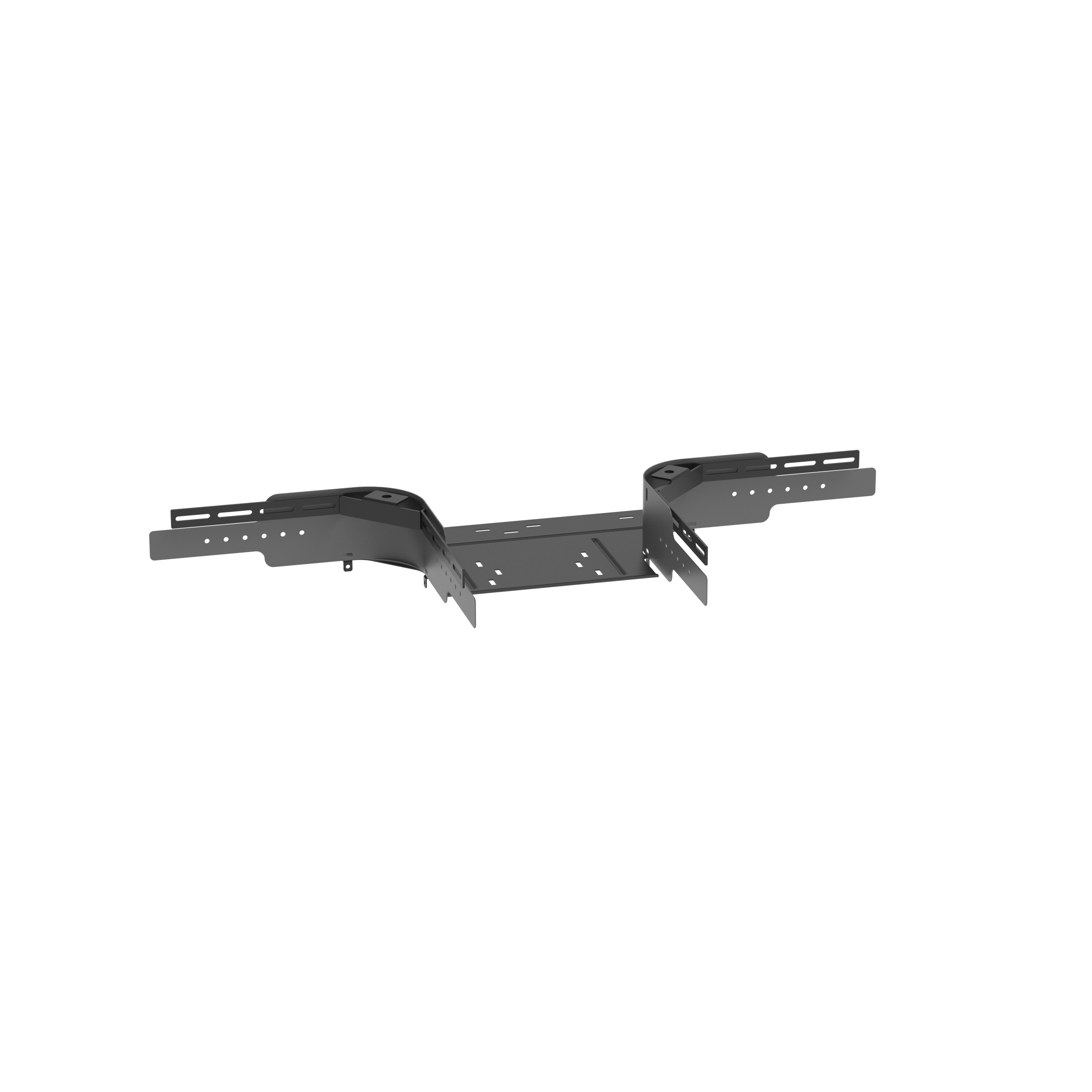 Şekillendirilmiş T Bağlantı Elemanı 4" Y x 12" G, Siyah