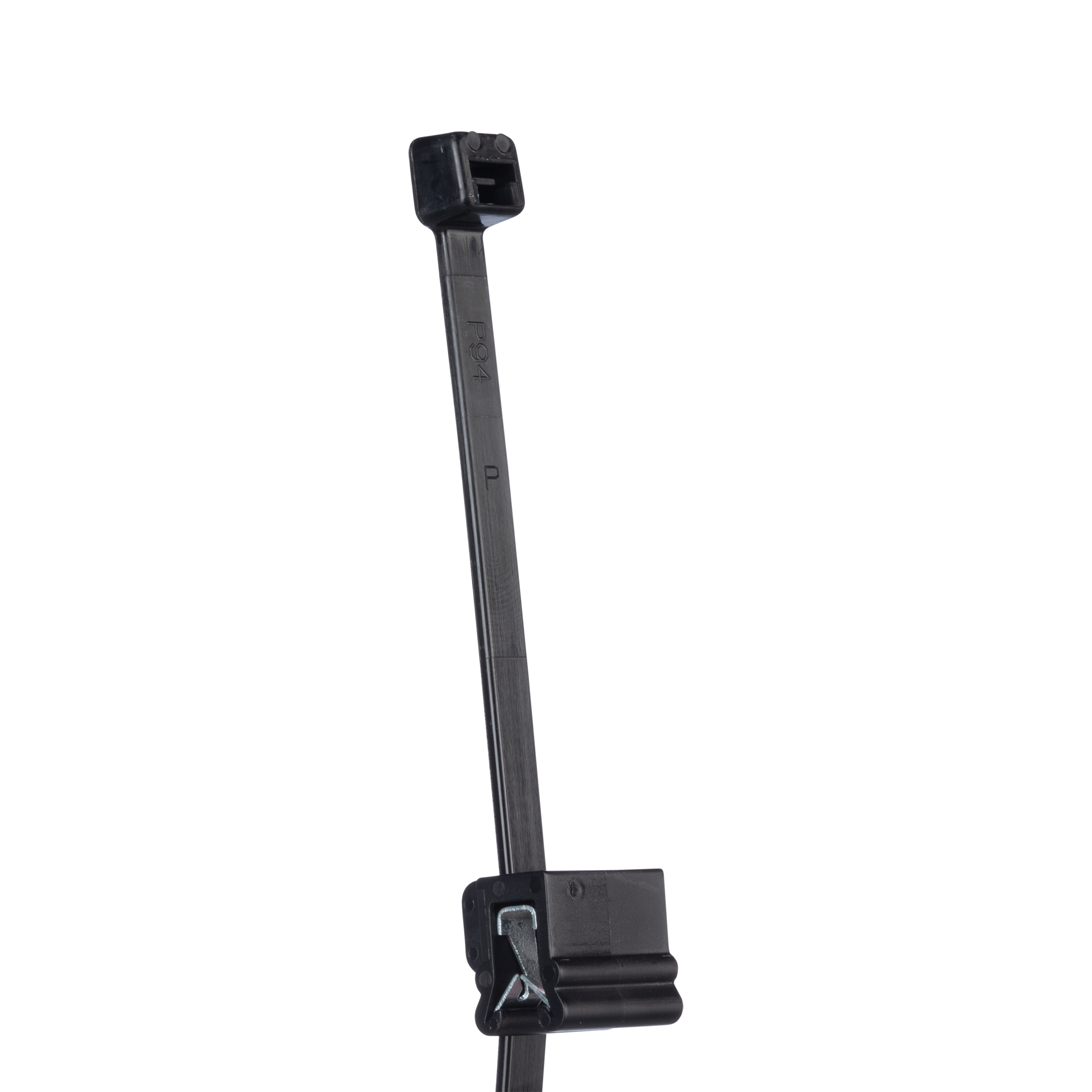 Kenar Klipsi/Kablo Bağı (yan), Siyah, Yüksek Isı/UV PA6.6, 0.7-3mm, 0°, 500'lü Paket