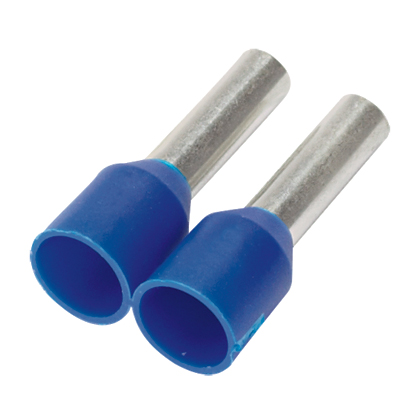 Tek tel sıyırıcı, Mavi, 3.9-2.5mm² Kablo, 8mm Pin Uzunluğu, 1500'lü Paket