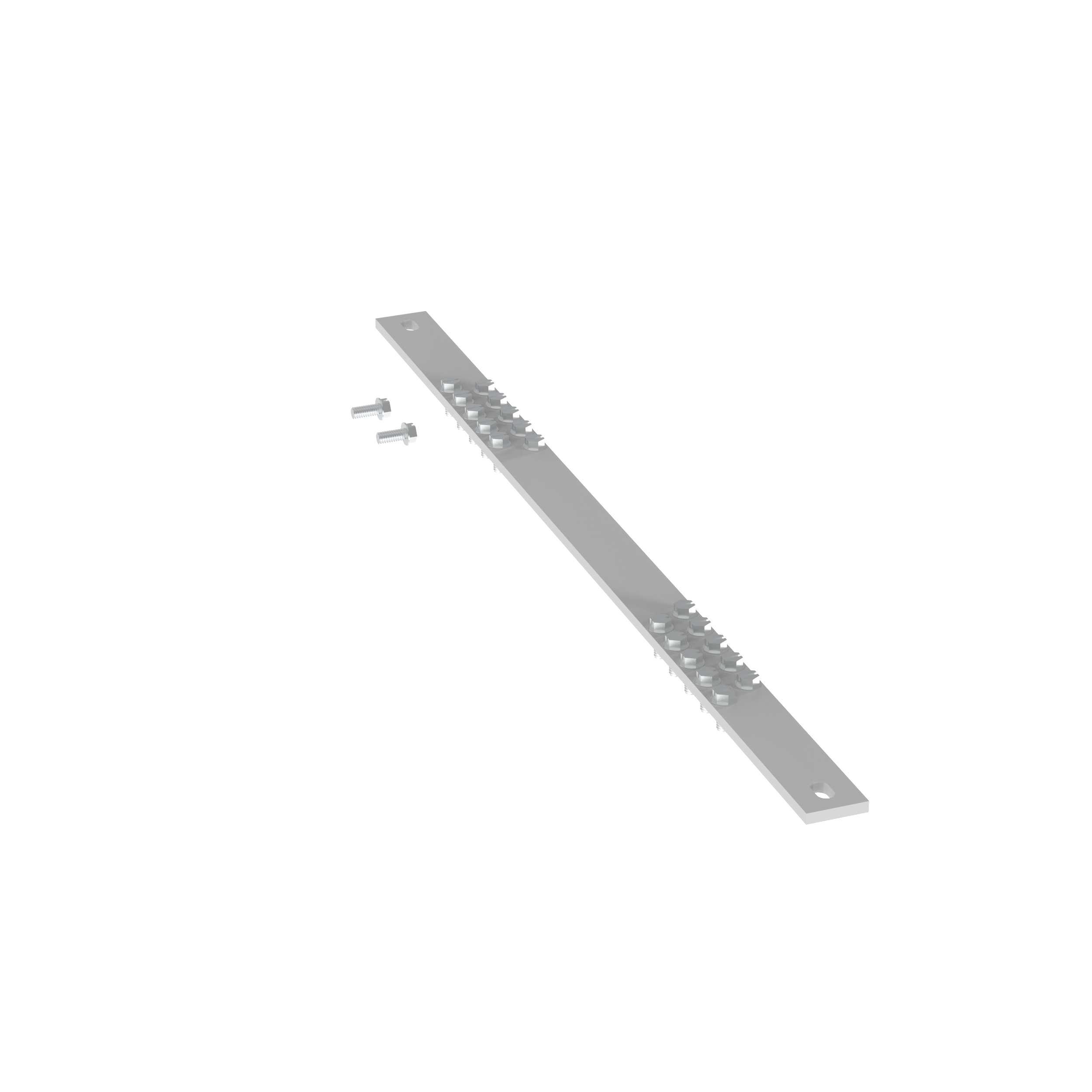 Busbar Kit, Tin-Plated, Copper Ground BarPK1