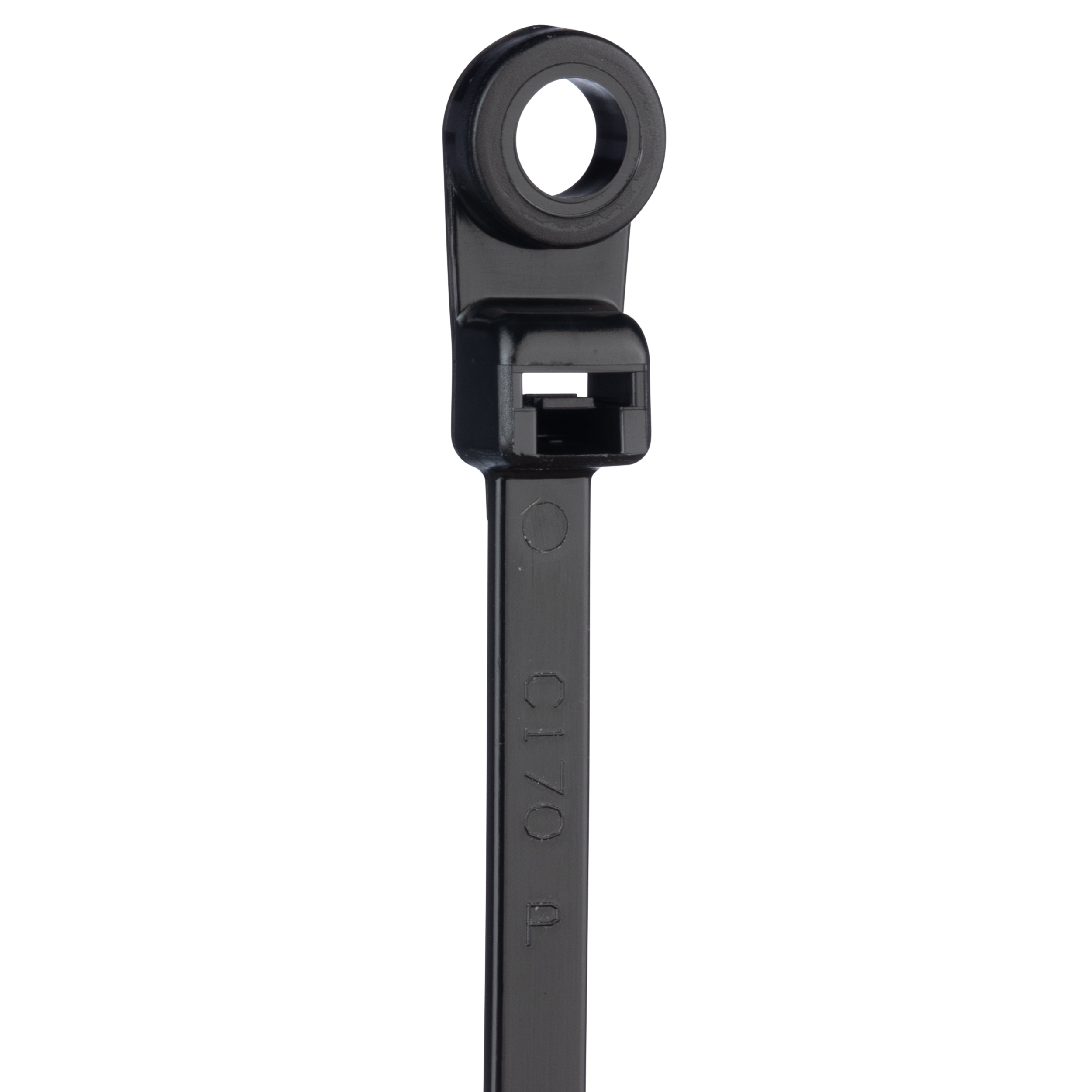 Kilitli Kablo Bağı, Siyah, UV PA6.6, M3, 200x4.8mm, 222N, 100'lü Paket