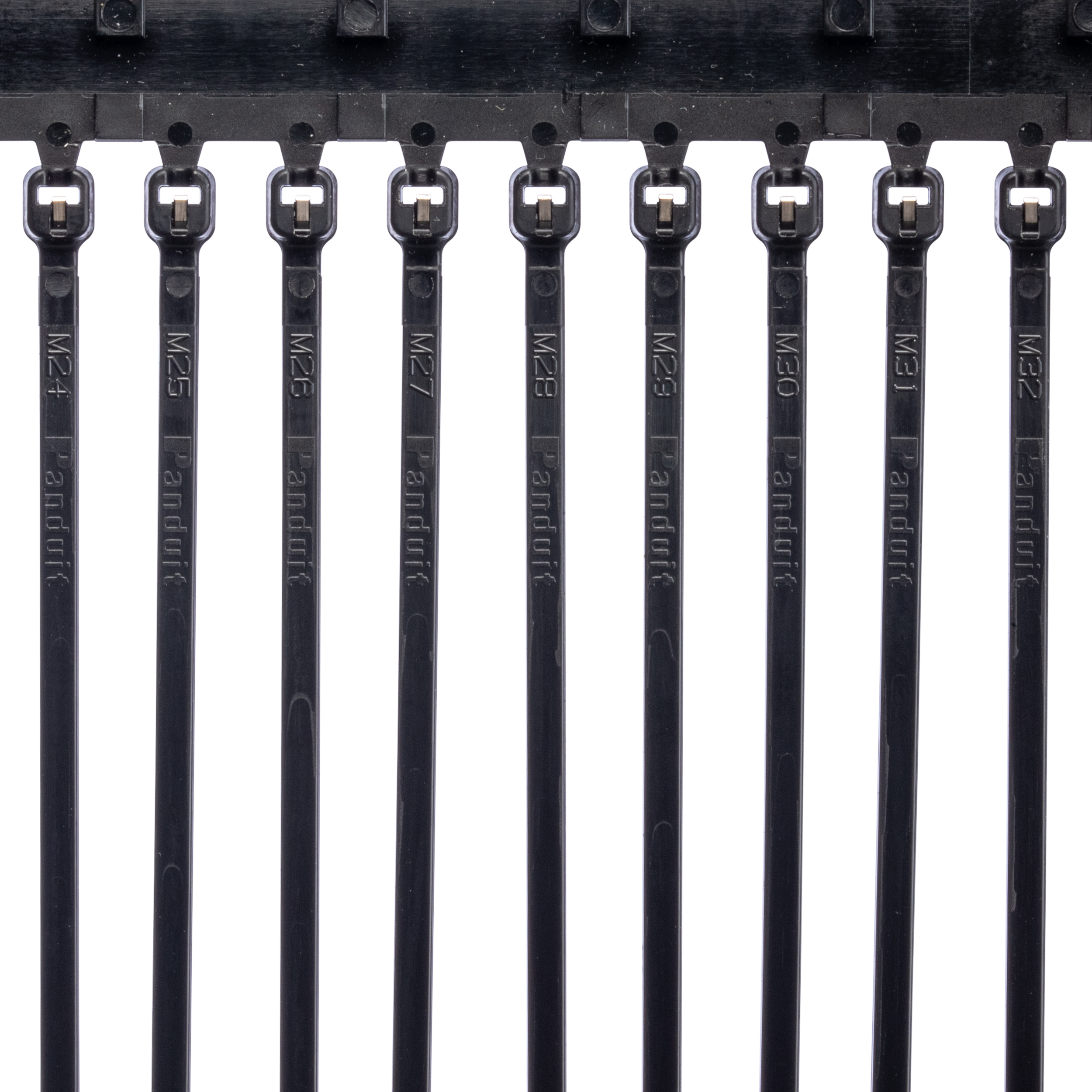 Reel-Fed Cable Tie, Black, High Heat PA 6.6,102x2.5mm,PK5000