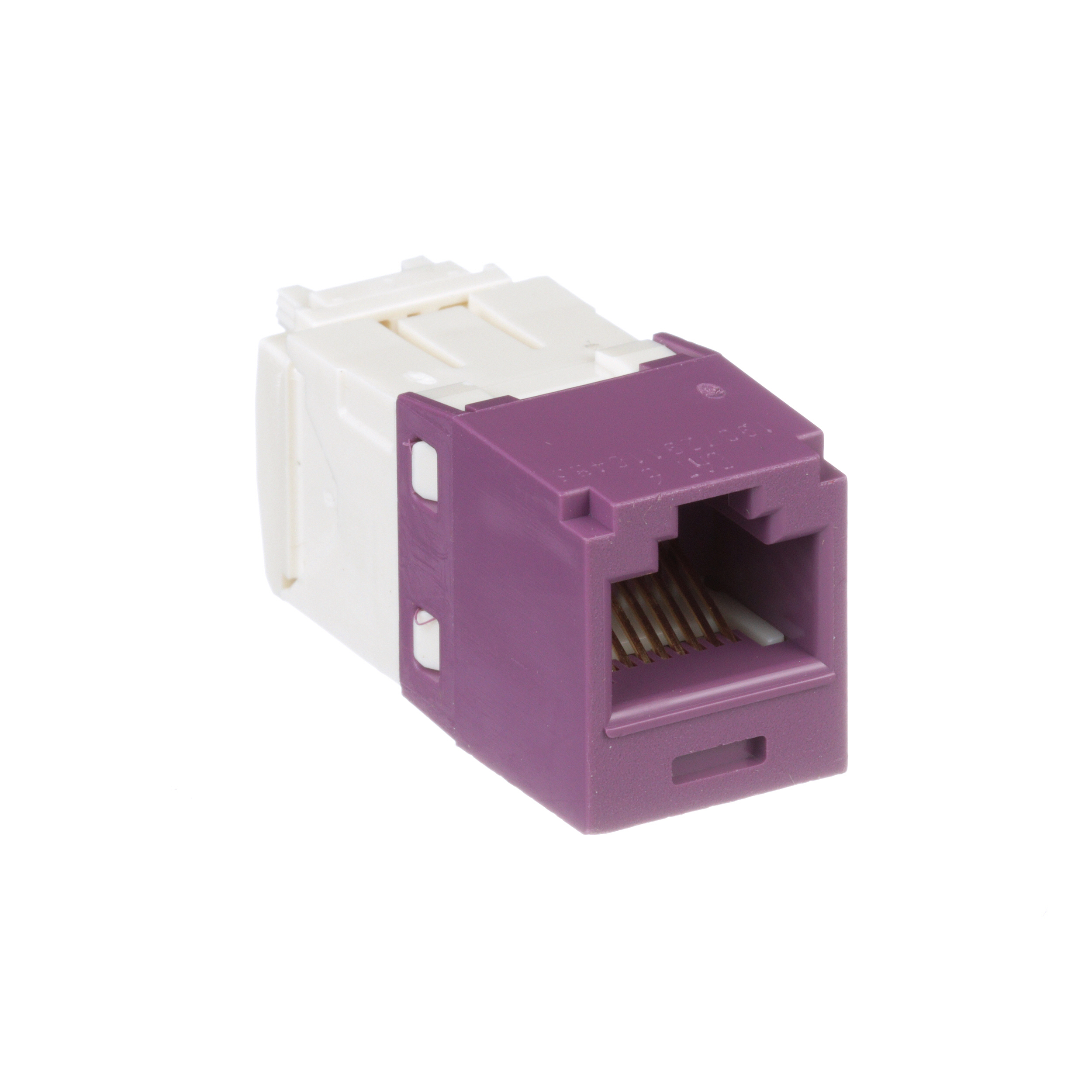 Mini-Com® UTP RJ45 Cat 6 TG Jak Modülü, Mor