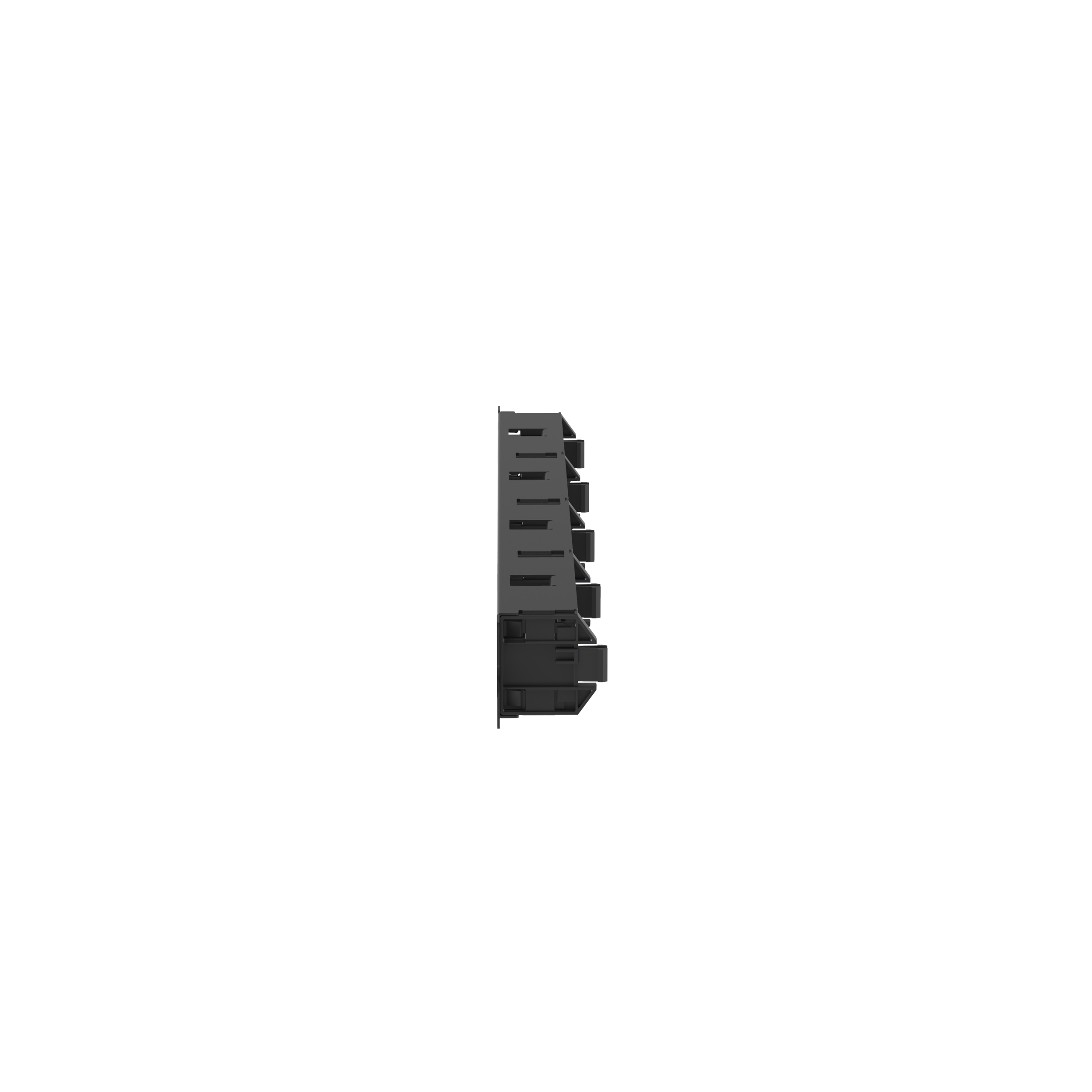 QuickNet™ Korumalı Yama Paneli, 24 Port, 1 RU, Siyah