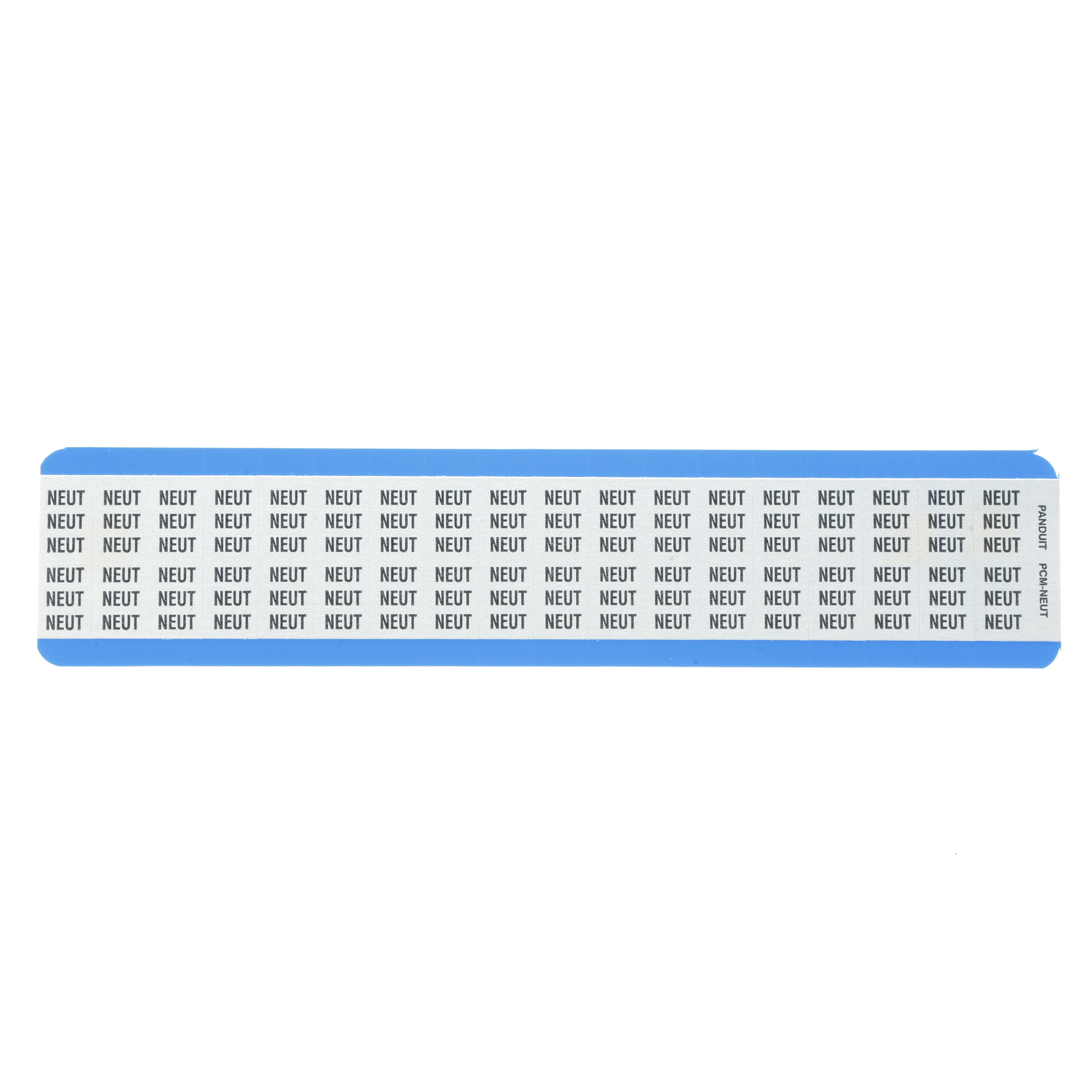 Ön Yazdırılmış, Genişlik .50 inç, Uzunluk 1.5 inç, Nötr, 25'li Paket