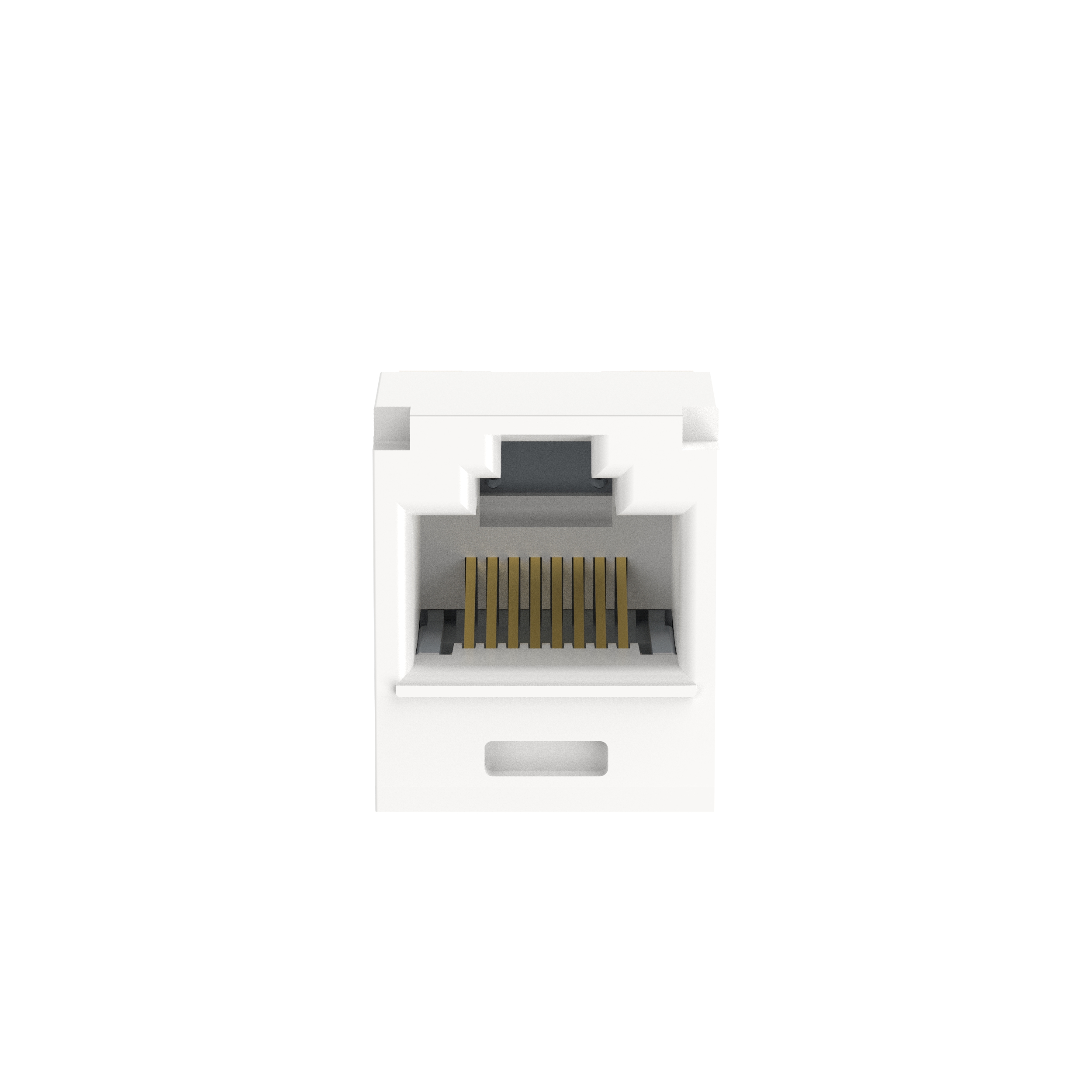 Mini-Com® UTP RJ45 Cat 6A TG Jack Modülü, AW