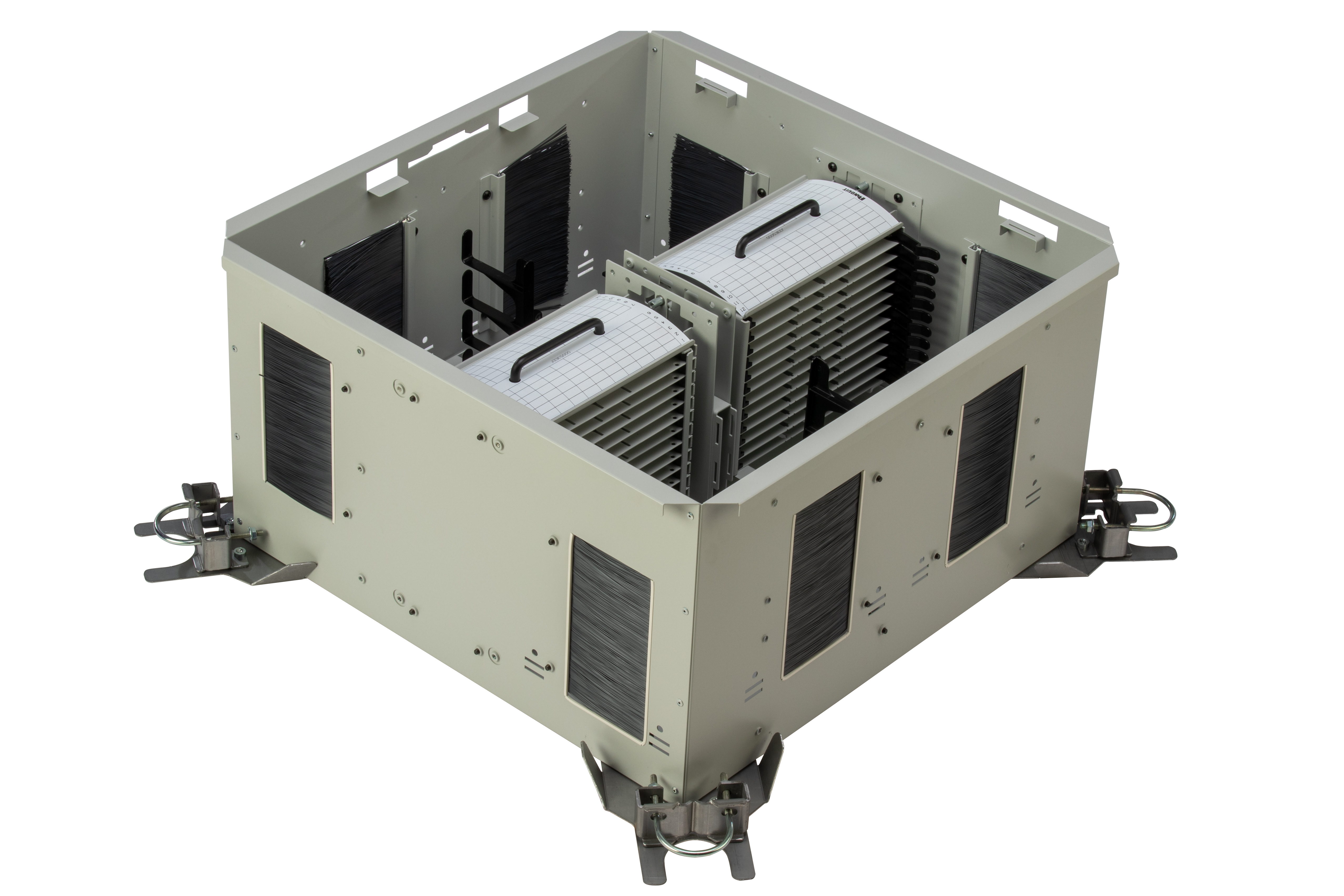 ZONE RAISED FLOOR ENCL, GRAY