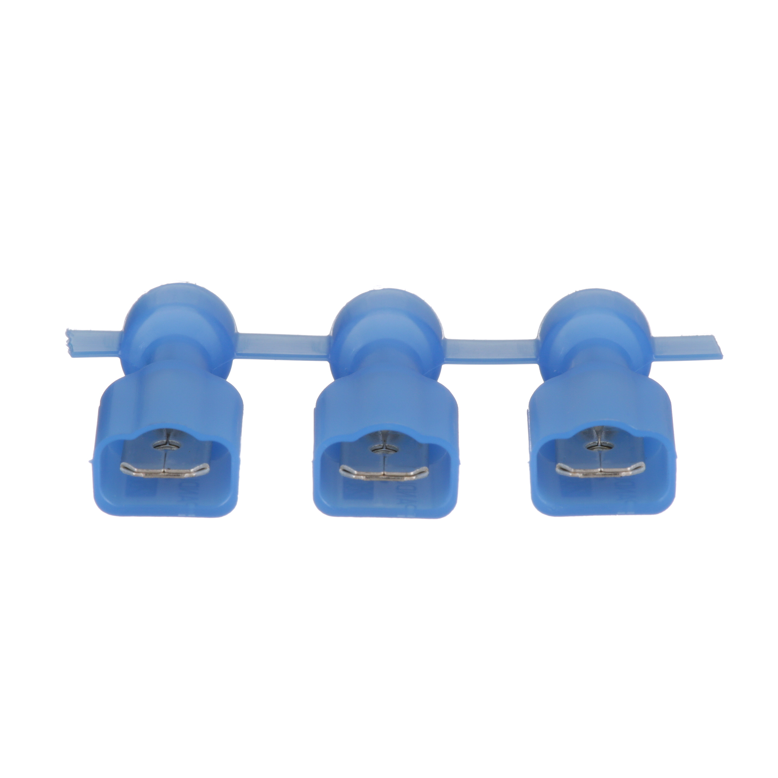 Disconnects, Blue, Nylon, 1.5-2.5mm²Wire,6.3 mm Tab,PK2000