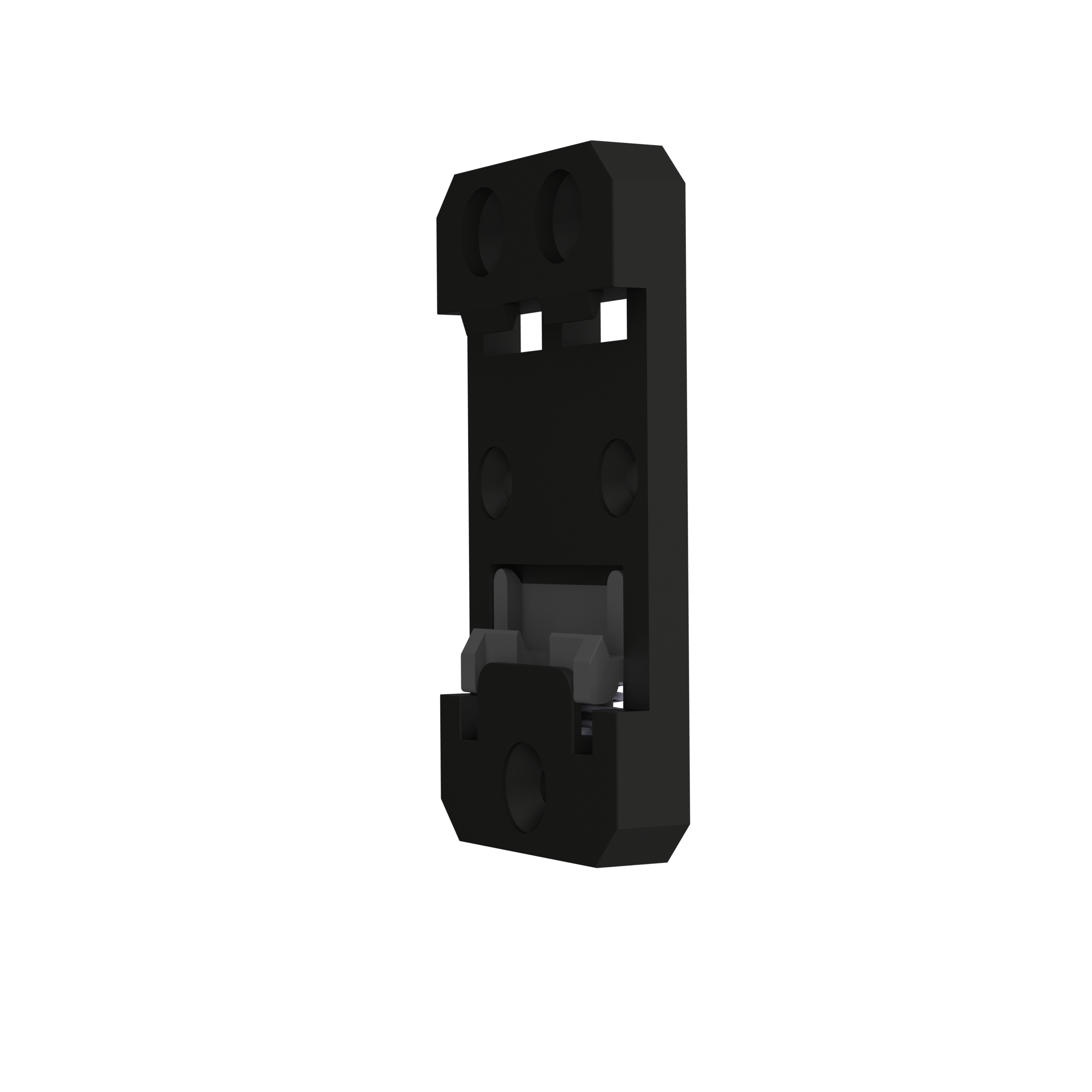 DIN Rail Mount Adapter for FWME1BL Wall Mount Enclosure, Black