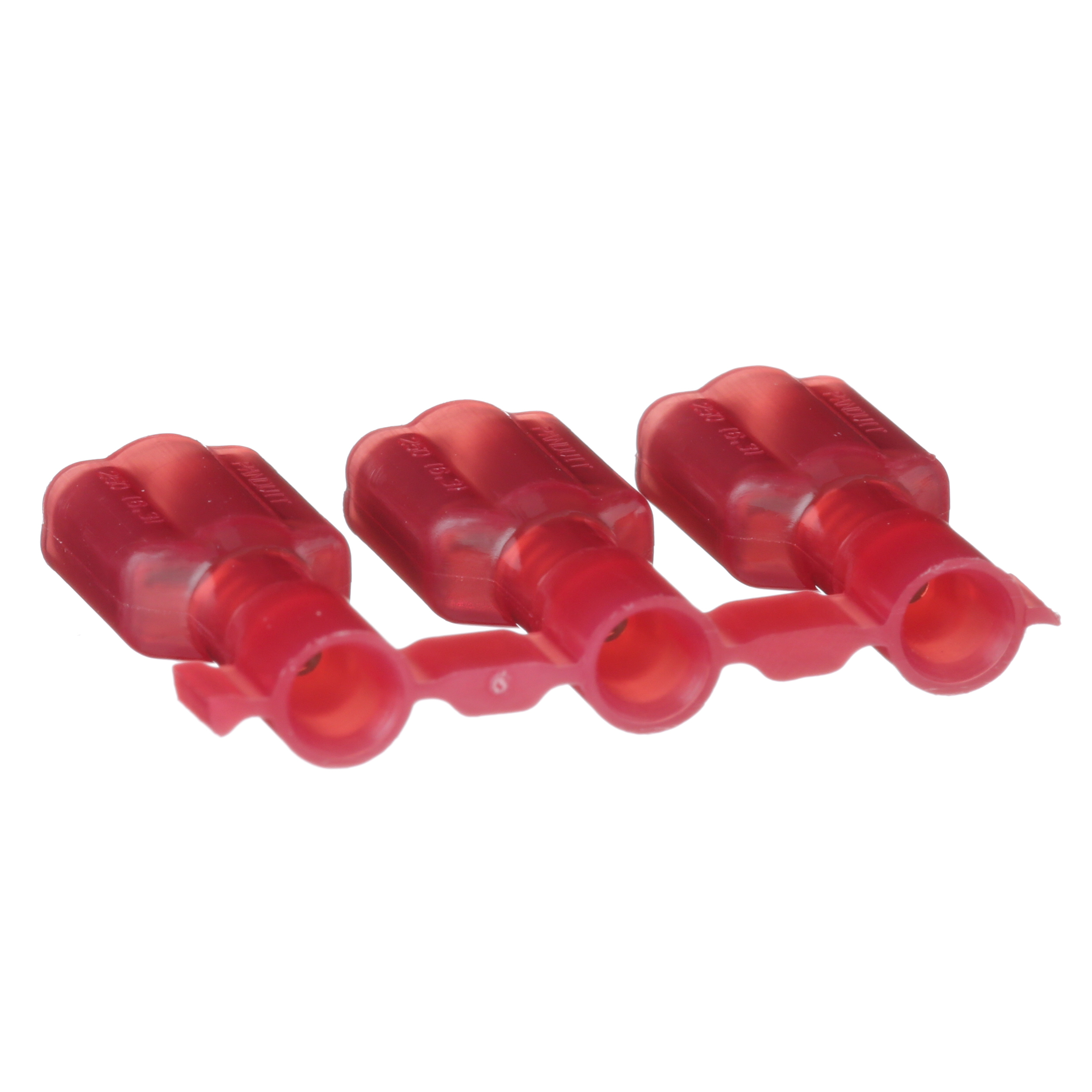 Kesici Terminal, Kırmızı, 0.5-1mm² Kablo, 6.3 x 0.8 mm Levha, 3000'lü Paket