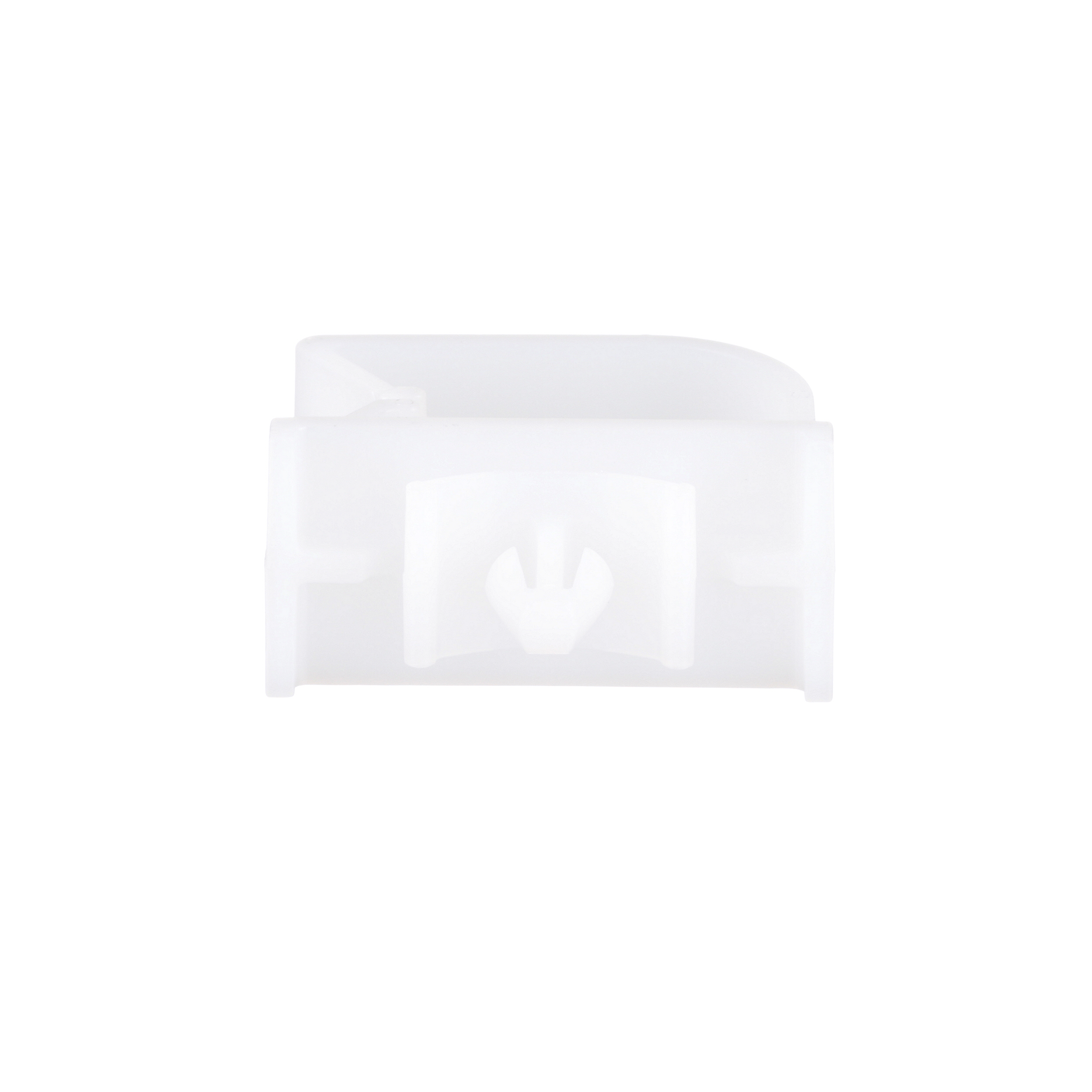 Wire Clip, Natural, PA 6.6, Push Barb, 37.3x18.5x25.4mm, PK50