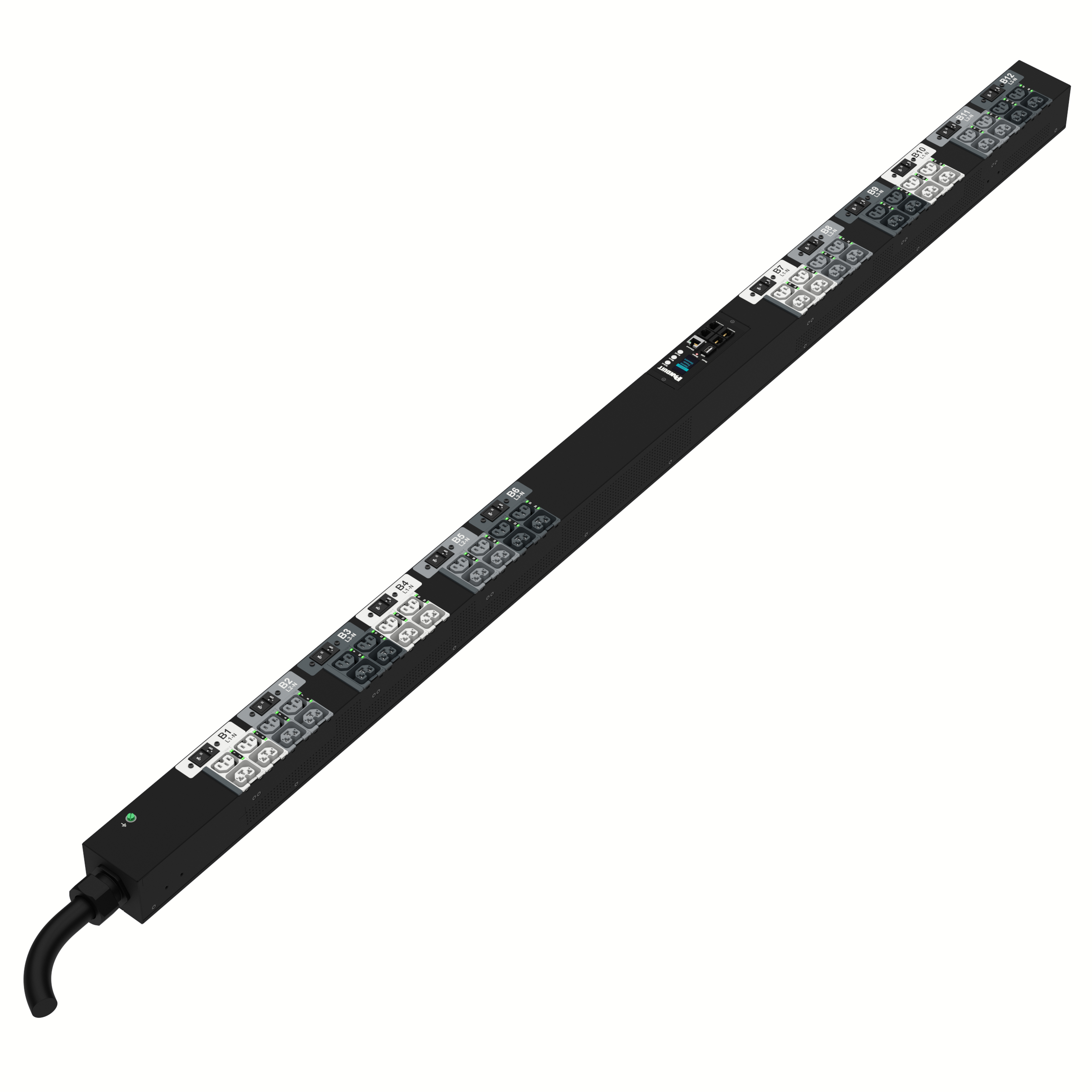 MS PDU, 415 Volt, (24)C13/C15, (24)C13/15/C19/C21