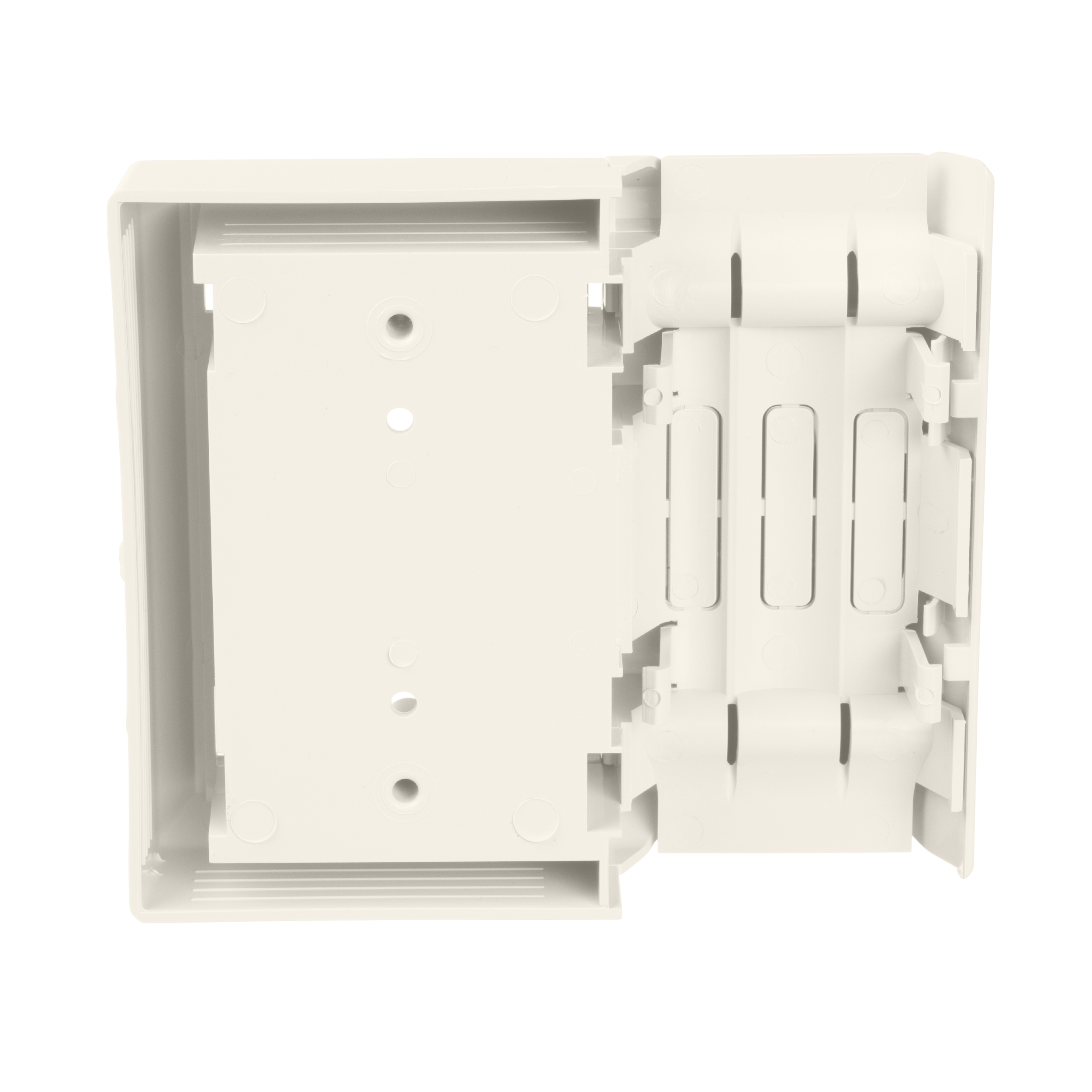 Surface Raceway, T-45 Offset Bracket for Faceplate, White