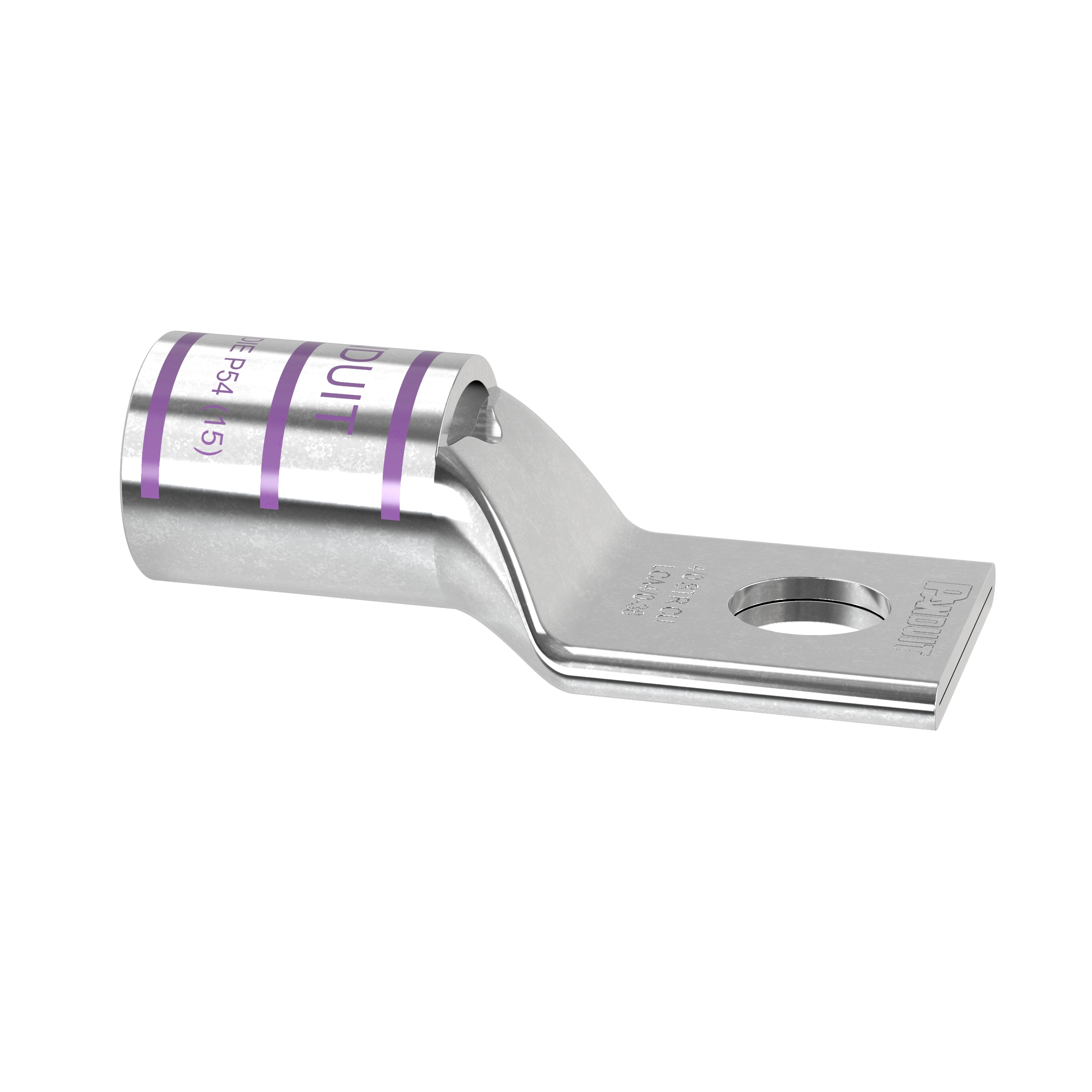 Bağlantı Muhafazası, 4/0, Kalay Kaplı Bakır, Düz, Tek 9.5mm Somun, PK10