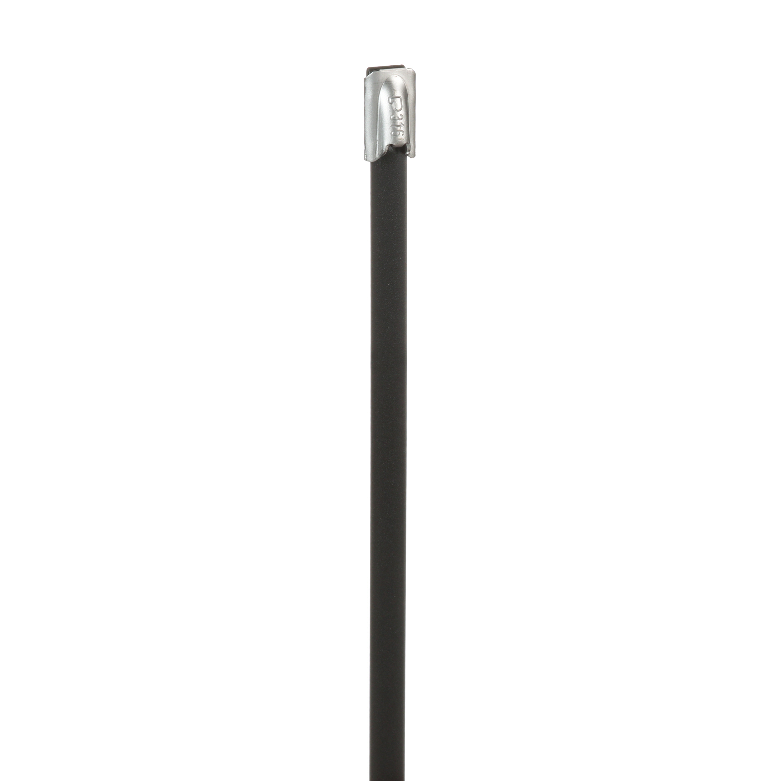 Kablo Bağı, PET Kaplı Paslanmaz Çelik 316, Siyah, 51x4.6mm, Paket 100