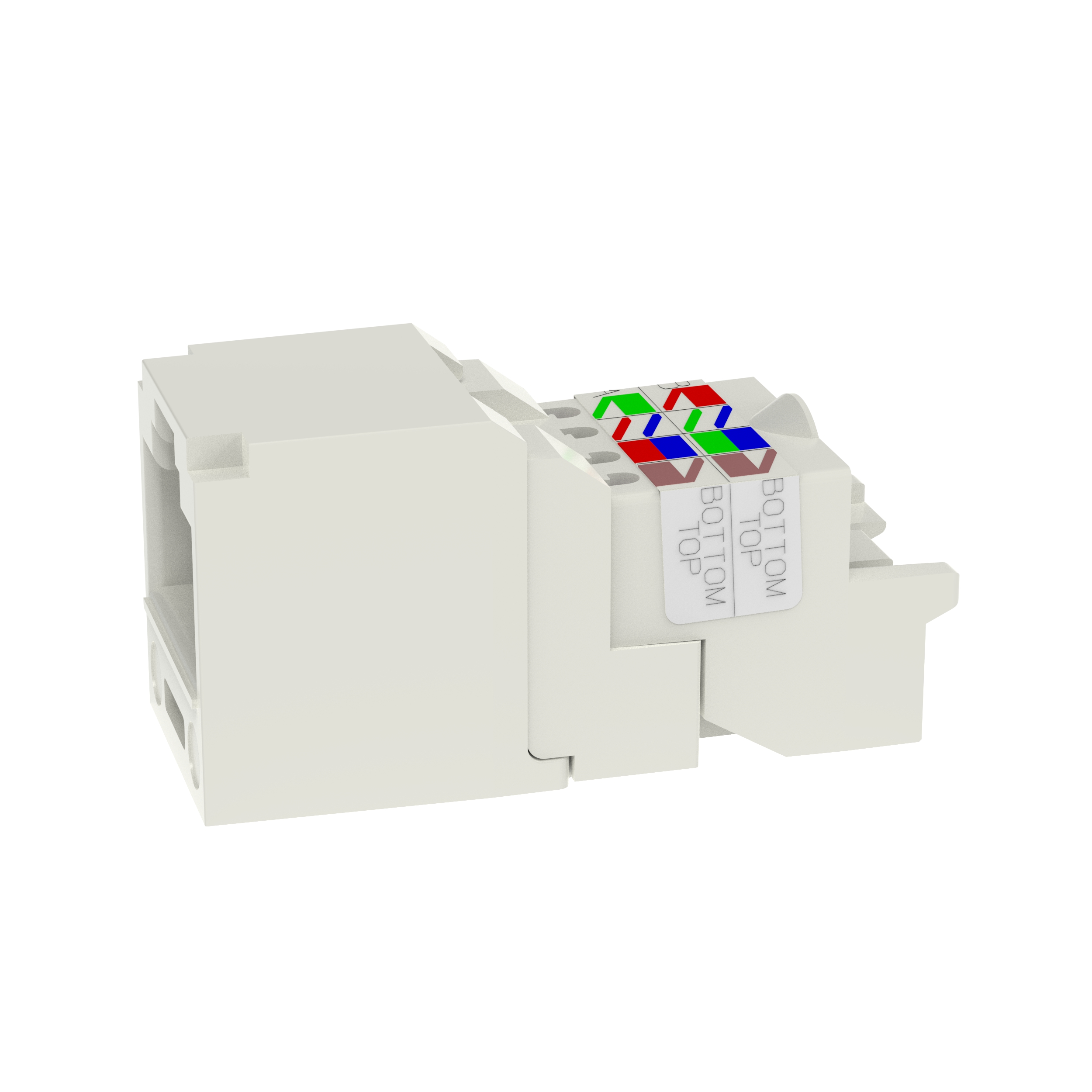 Mini-Com® UTP RJ45 Cat 6 TP Jack Module, IW