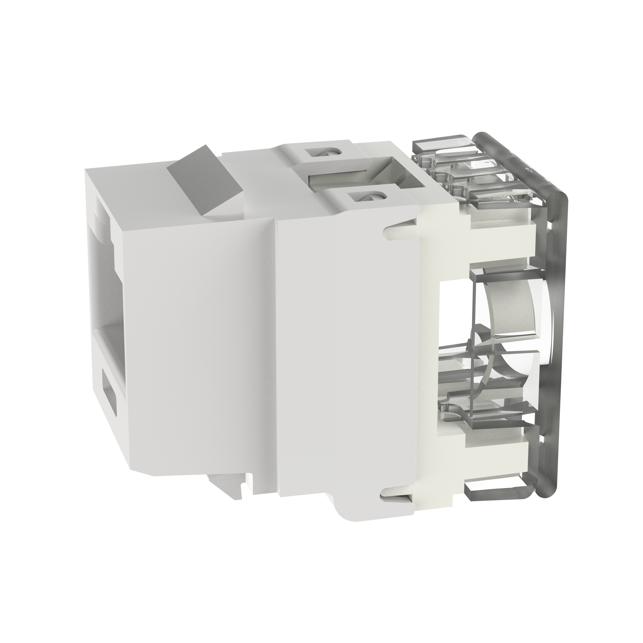 Keystone Cat 5e Punchdown Jack, White