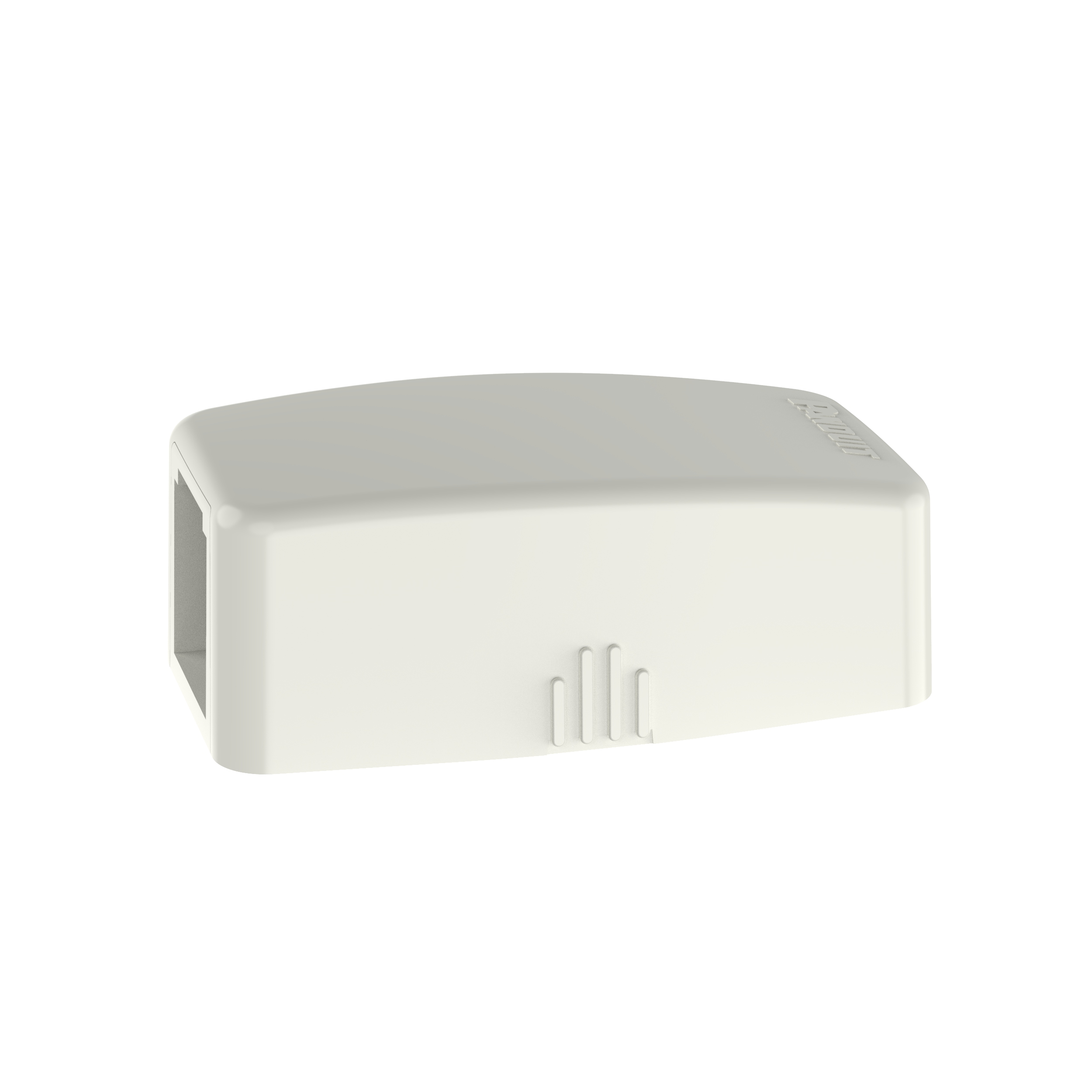 Mini-Com® Yüzey Montaj Kutusu, 1 Port, Krem Beyazı