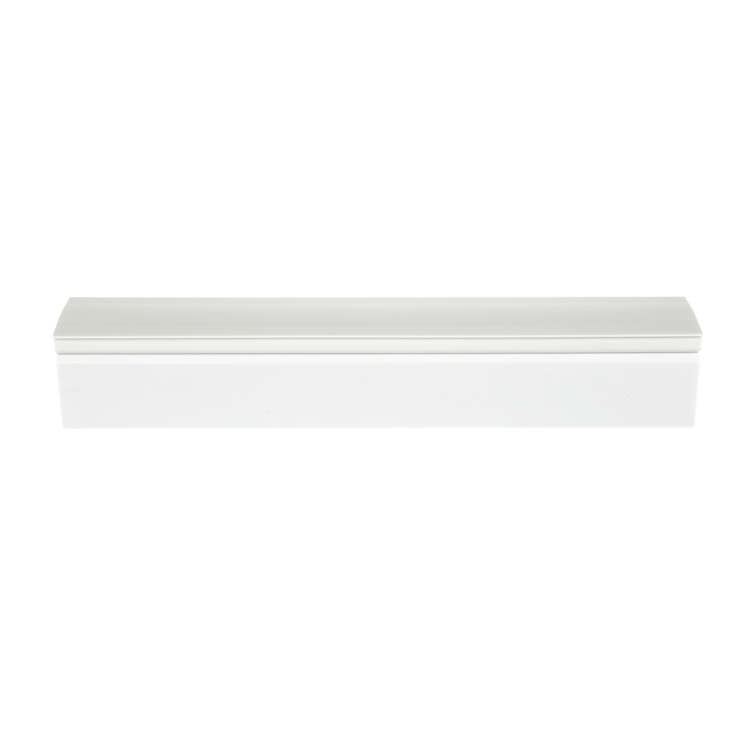 Solid Hinged Duct,PVC,1.5X2X6',White,NM
