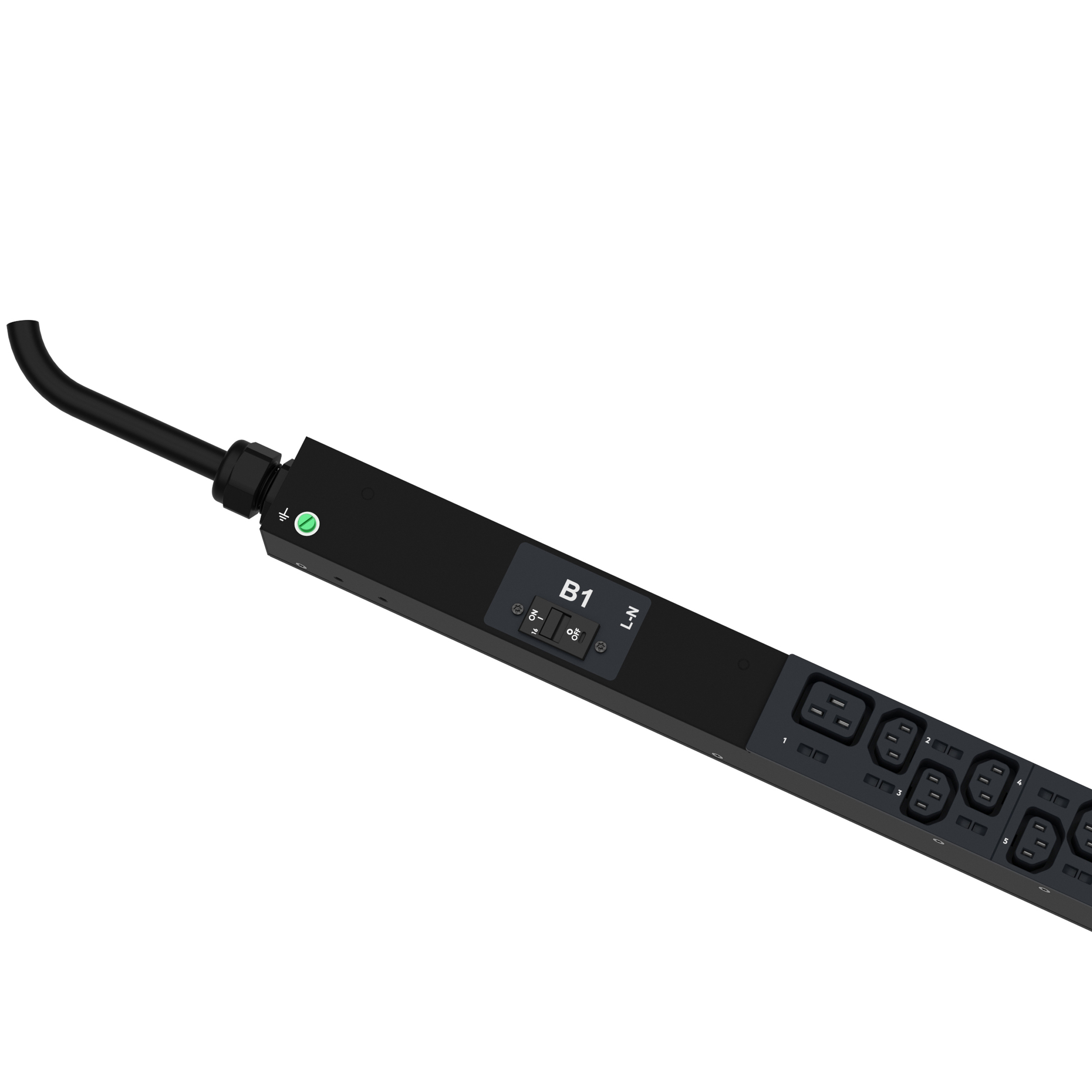 MPO Güç Dağıtım Birimi, 32AMP, 230V, (20)C13, (4)C19, IEC 60309 2P+E 6h 32A (IP44)