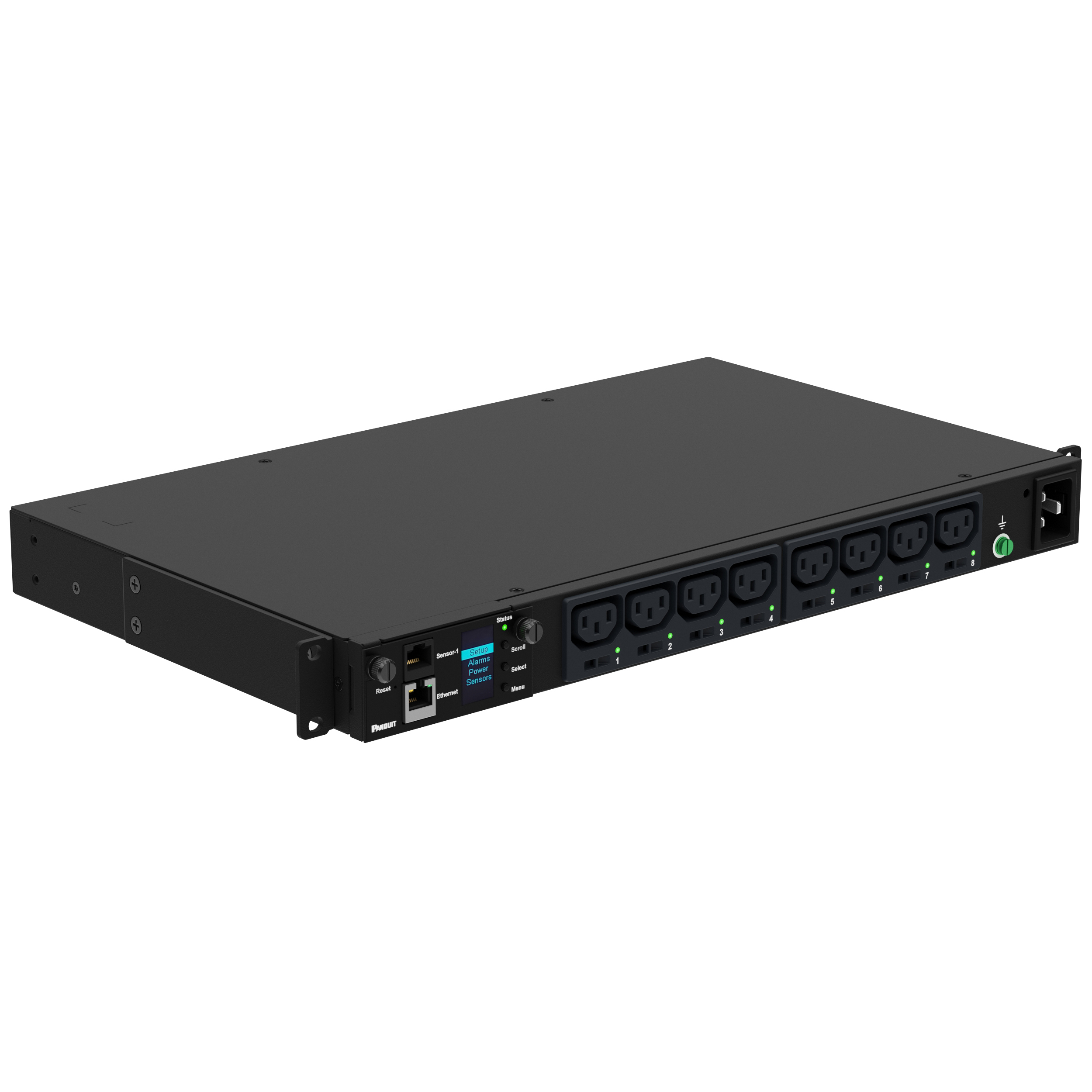 MS PDU, 16 Amper, 230 Volt, (8)C13, IEC 60309 2P+E 6h 16A (IP44)
