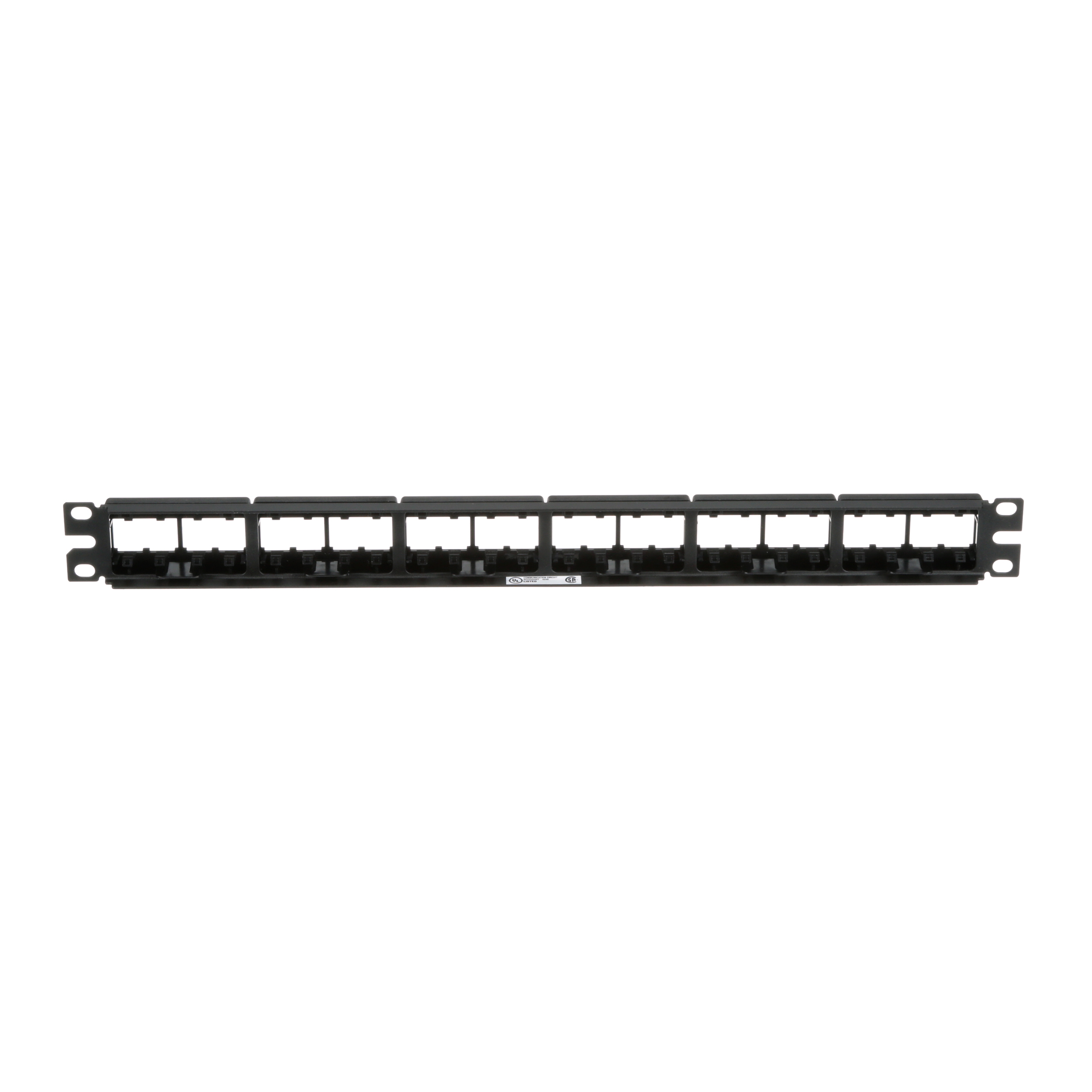 Mini-Com® Yama Paneli, 24 Port, 1 RU, BL