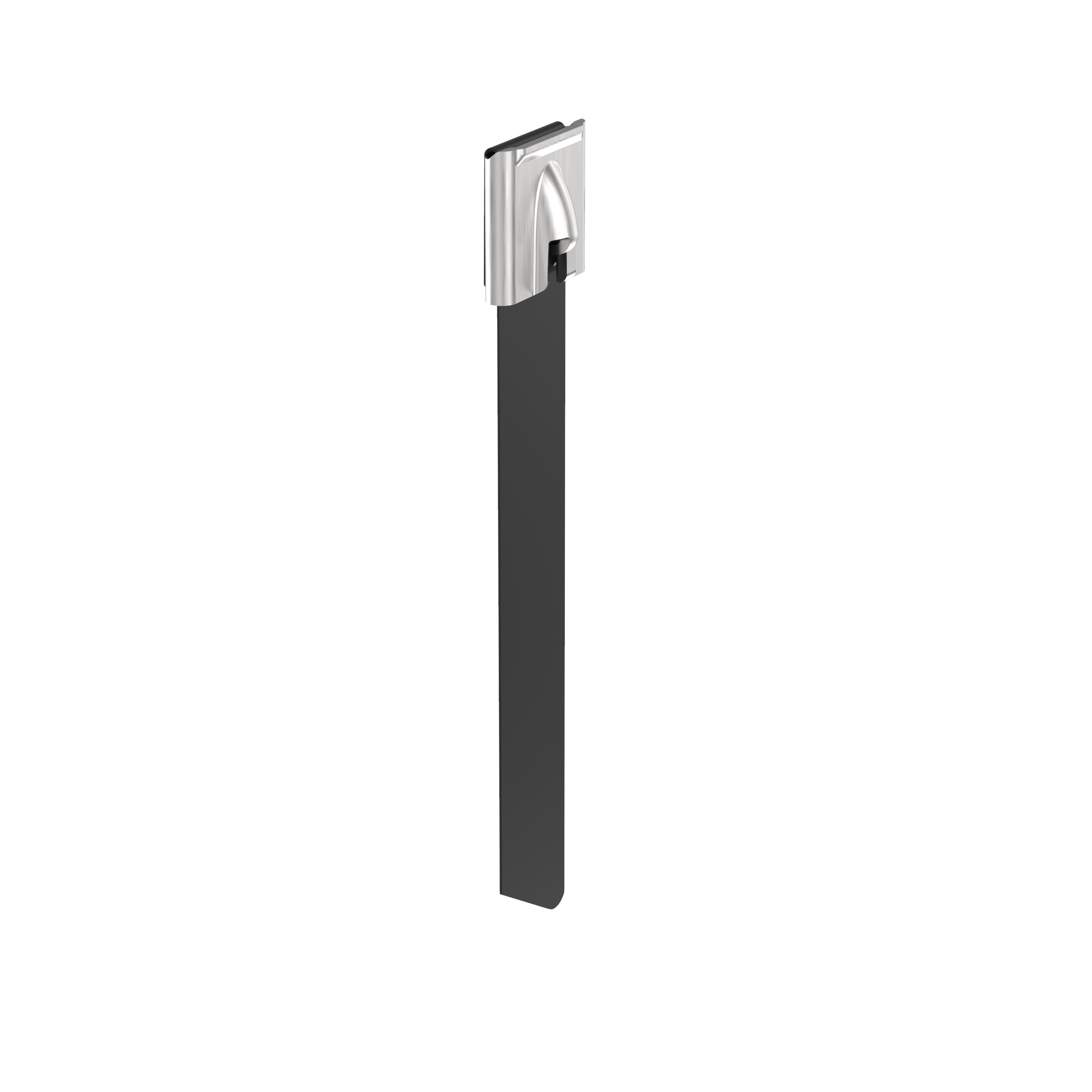 Kablo Bağı, PET Kaplı Paslanmaz Çelik 316, Siyah, 101.6x12.7mm, 50'li Paket