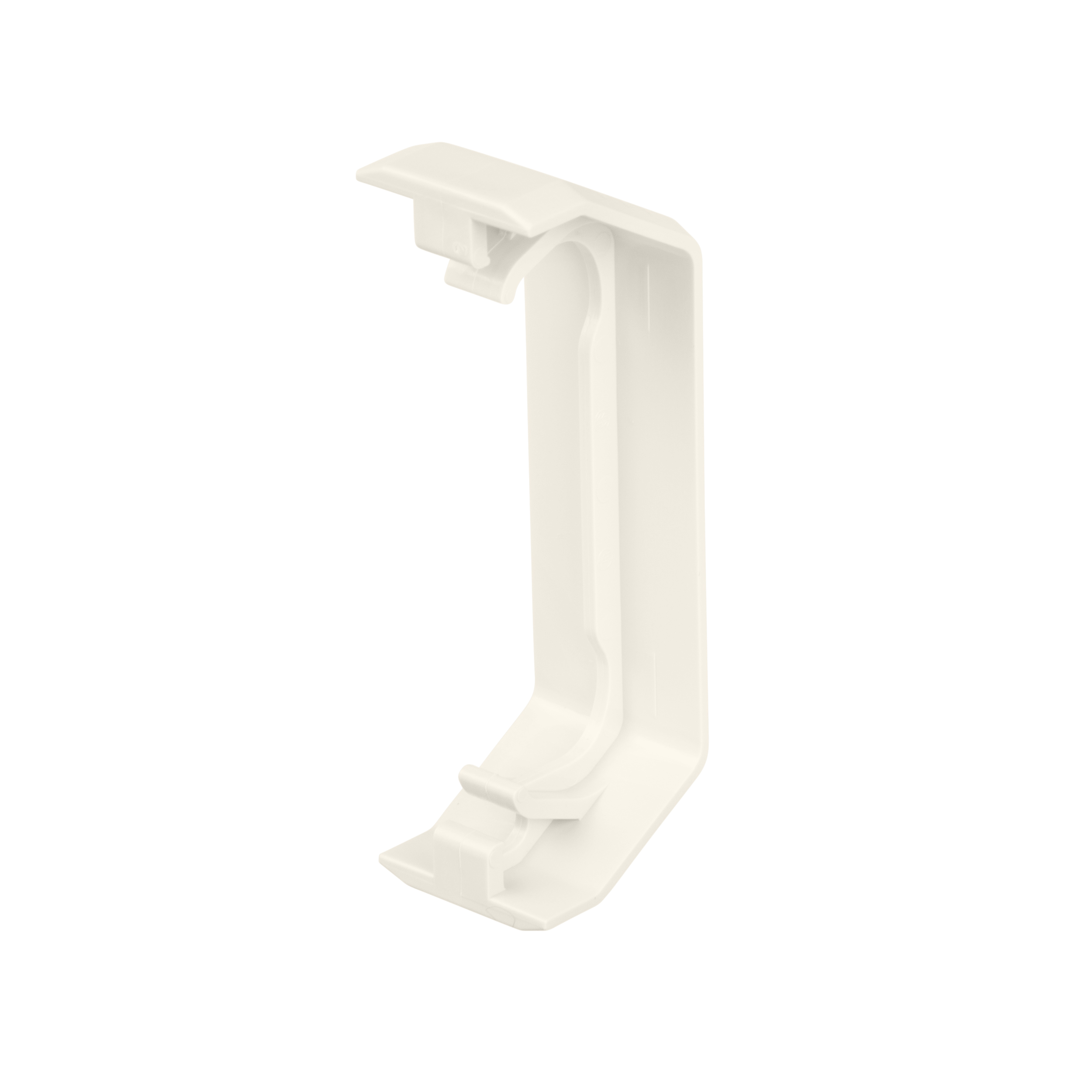 The T-45 Cover Coupler is designed to join sections of raceway together. It is White