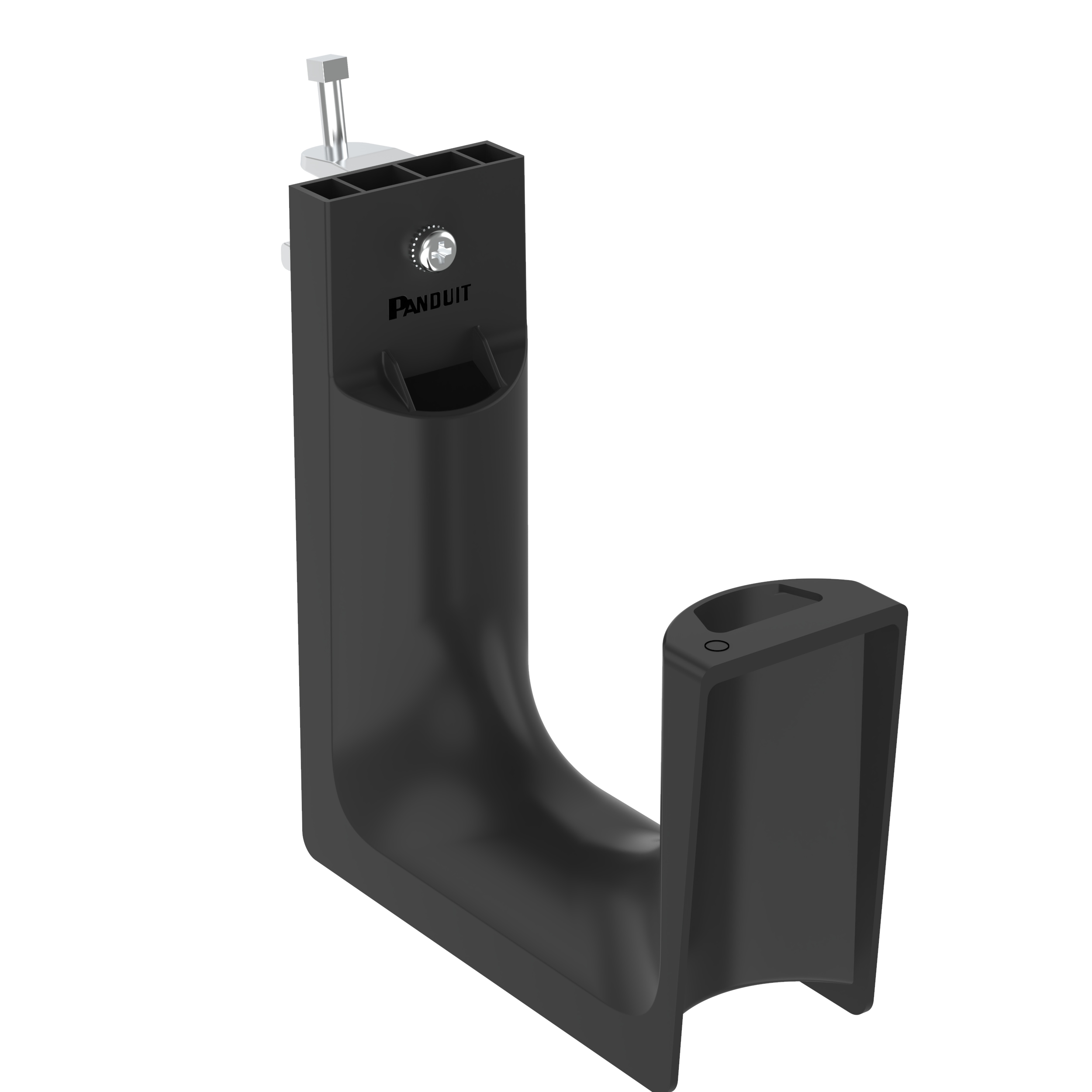 J-Kanca, 19mm, Siyah, PA 6.6/Metal, Vidalı Kelepçe, 101.6mm, 10'lu Paket