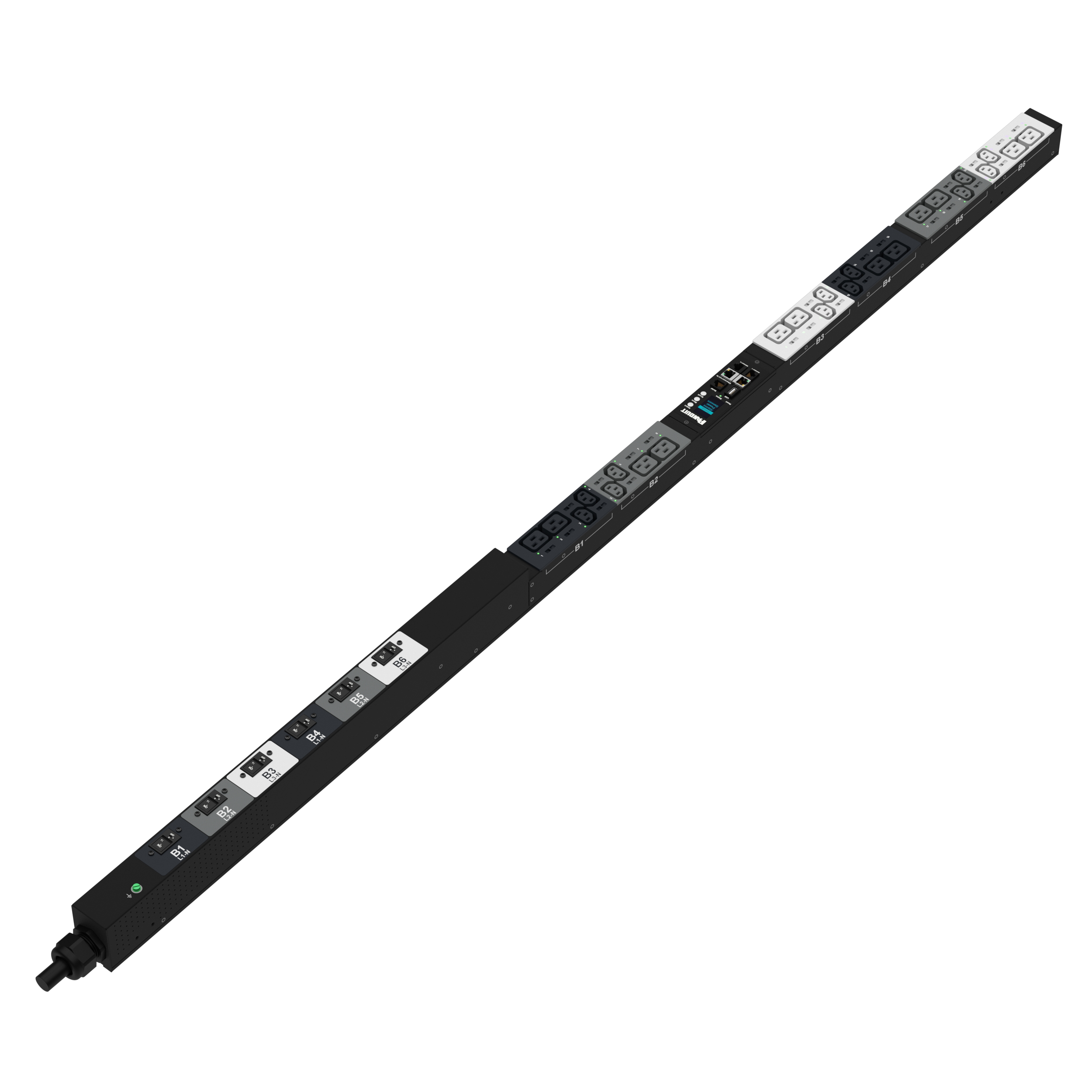 G6 MSPO PDU, 32AMP, (12)C13, (12)C19, IEC 60309 3P+N+E 6h