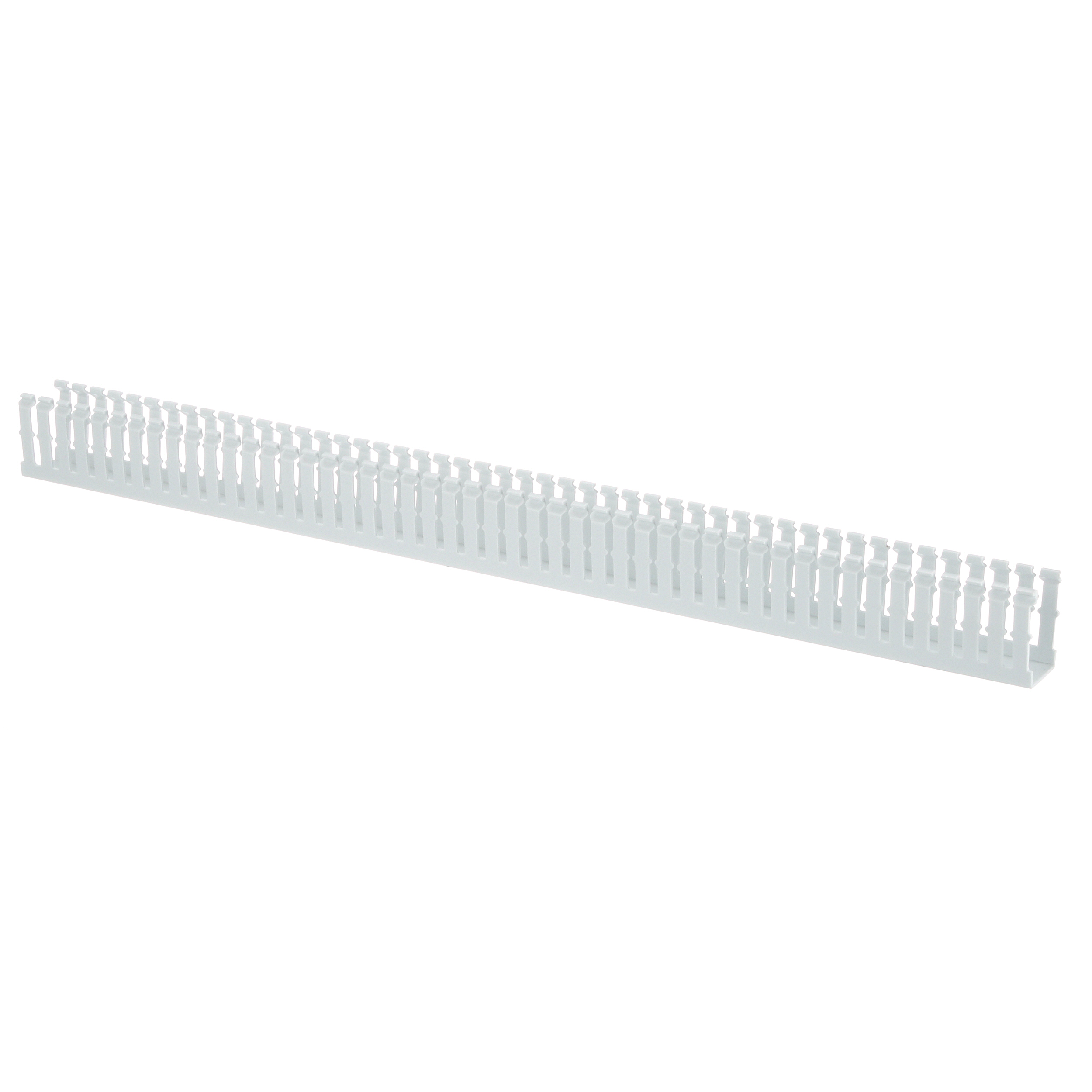 Dar Oluklu Kablo Kanalı, PVC, 2,54 cm x 5,08 cm x 1,83 metre, Beyaz