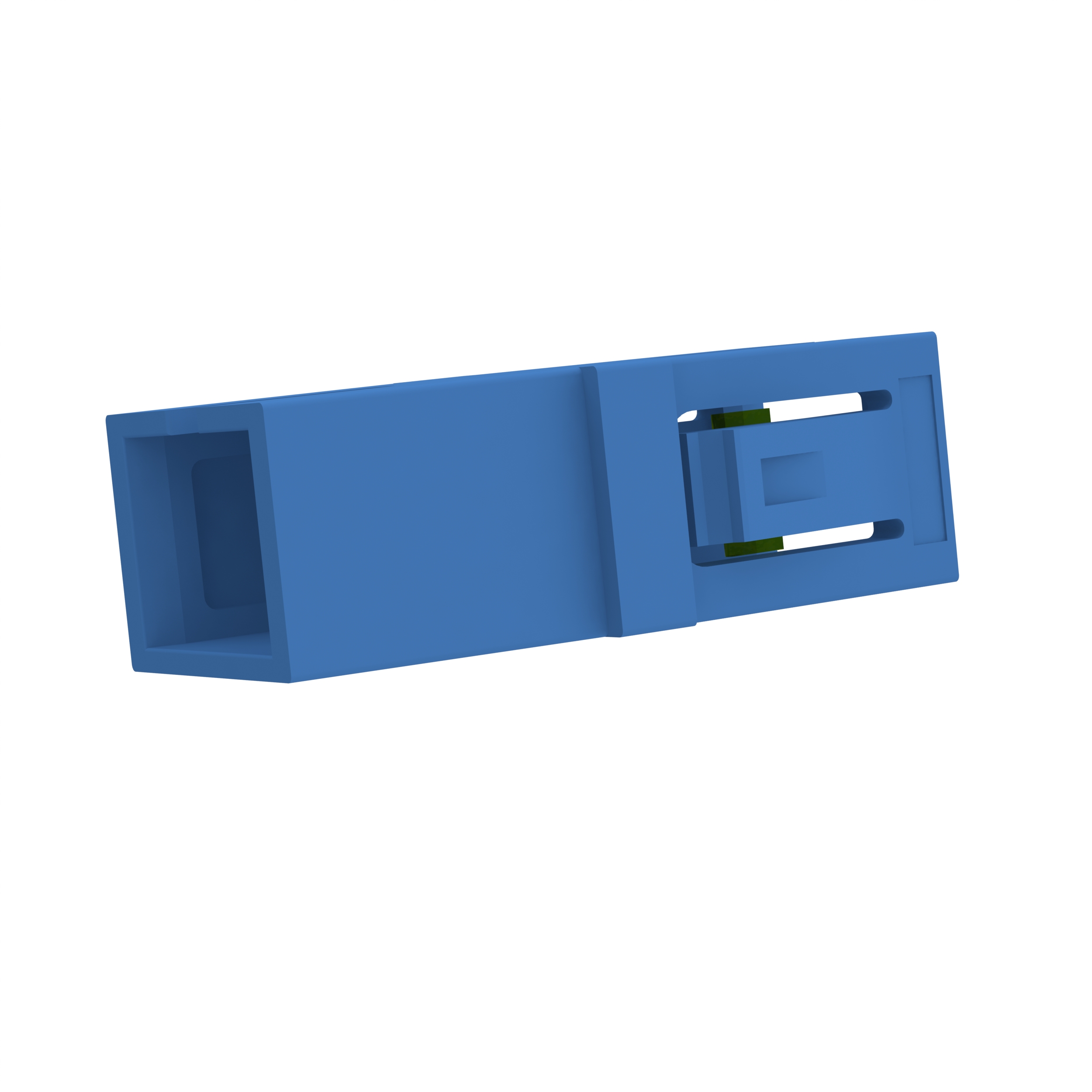Mavi SC, Tek Modlu Simplex Fiber Adaptör