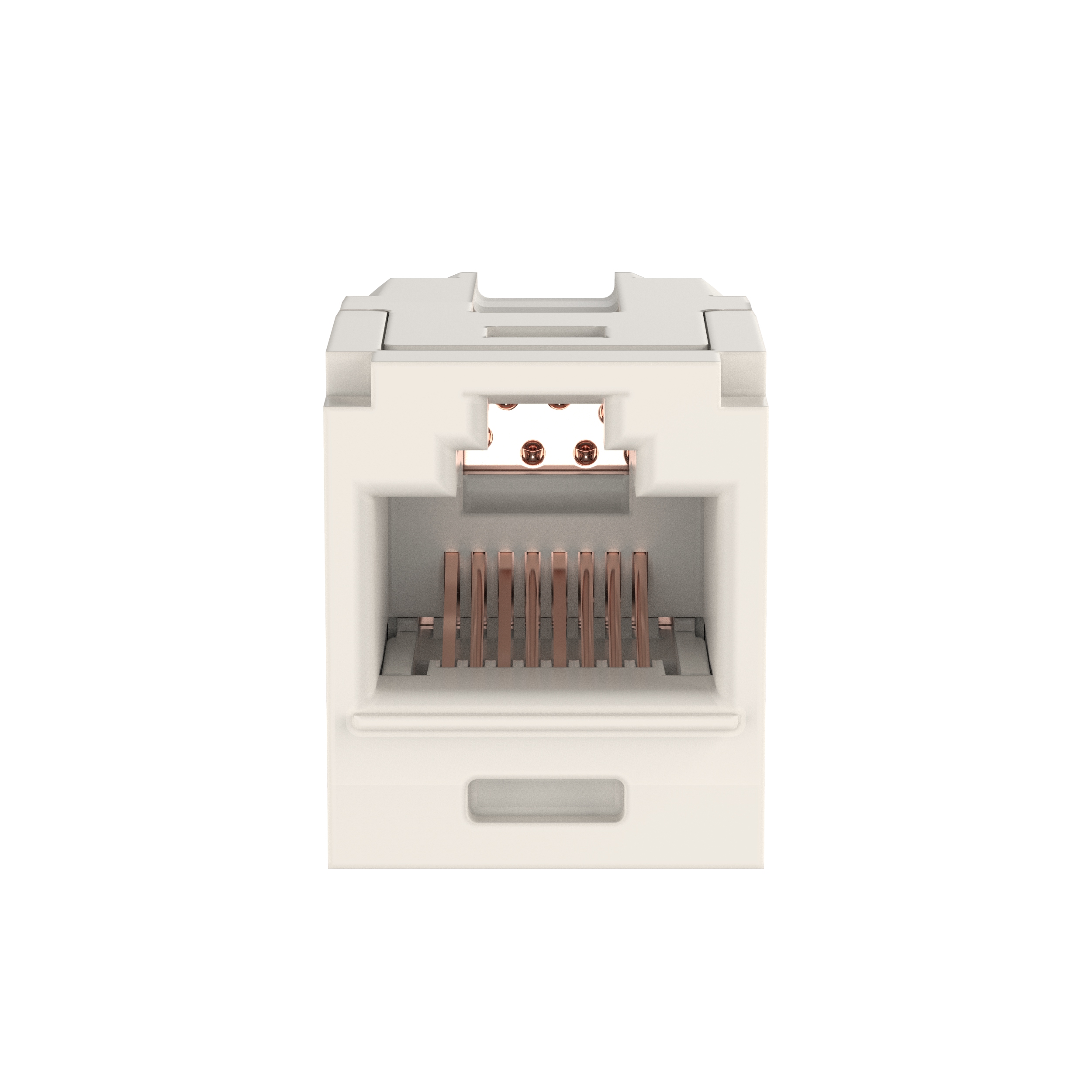 Mini-Com® Cat 5e UTP RJ45 Coupler Module, IW