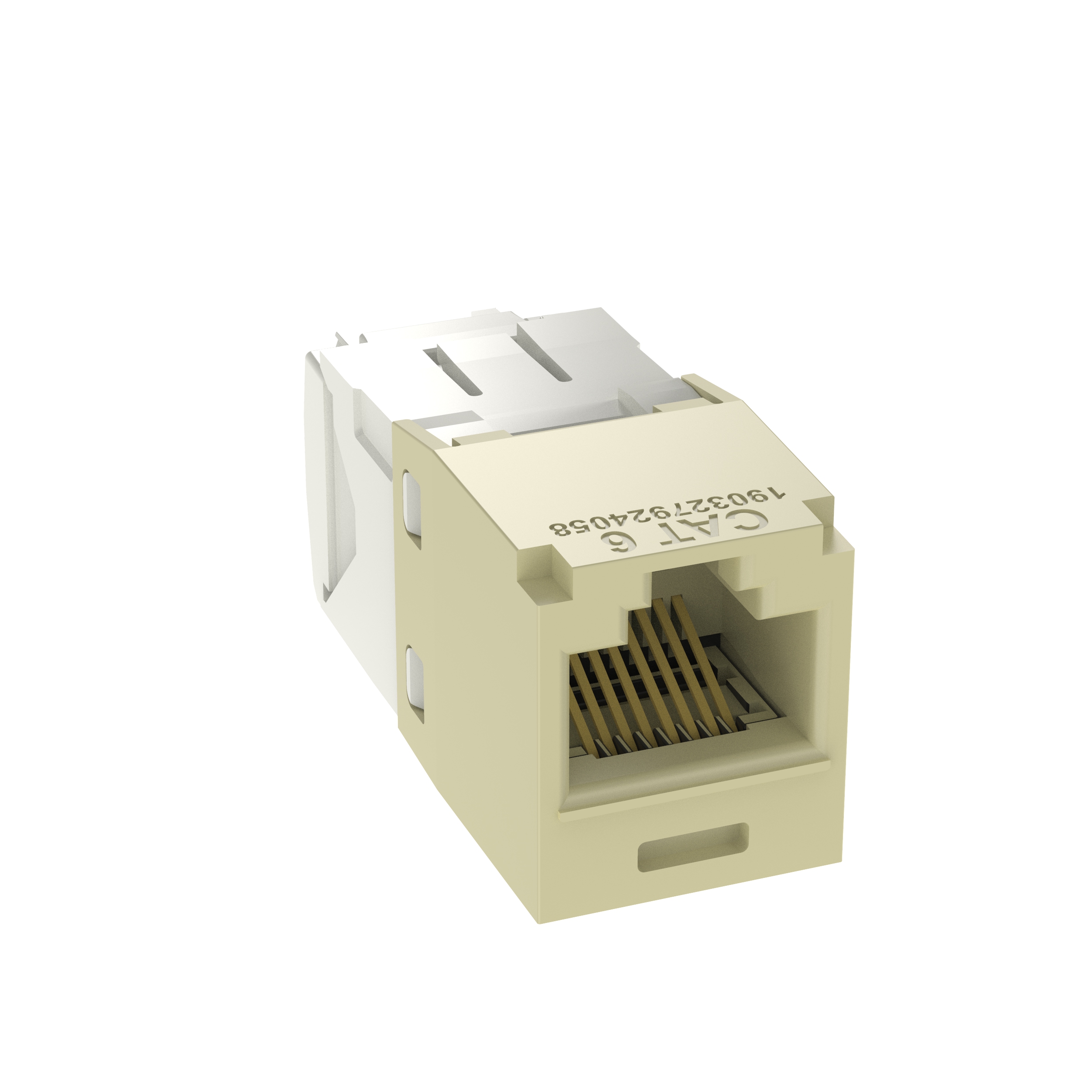 Mini-Com® UTP RJ45 Cat 6 TG Jack Modülü, EI