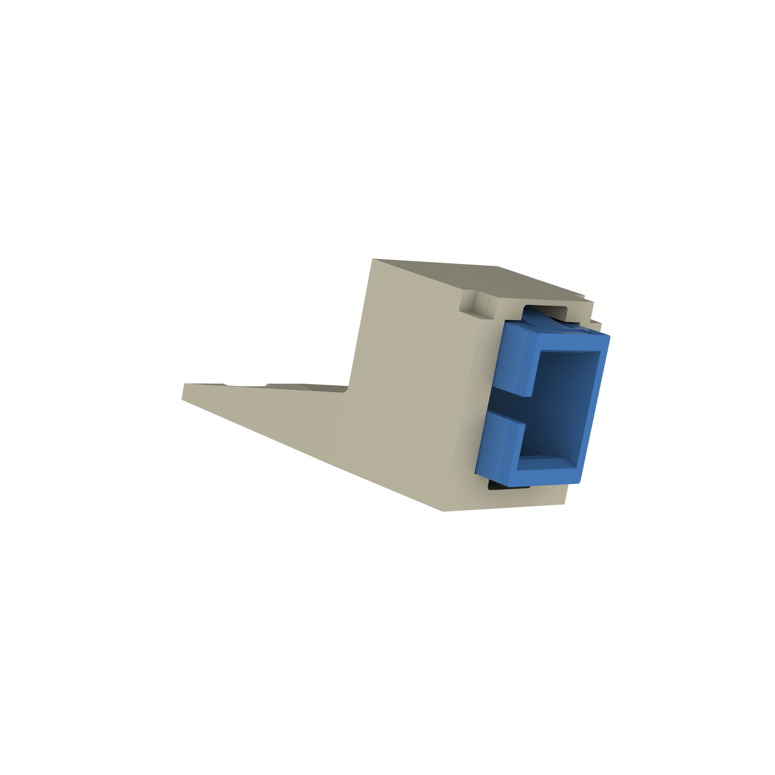 Mini-Com® Blue SC, Tek Modlu Simplex, Elektrik Fildişi Modül