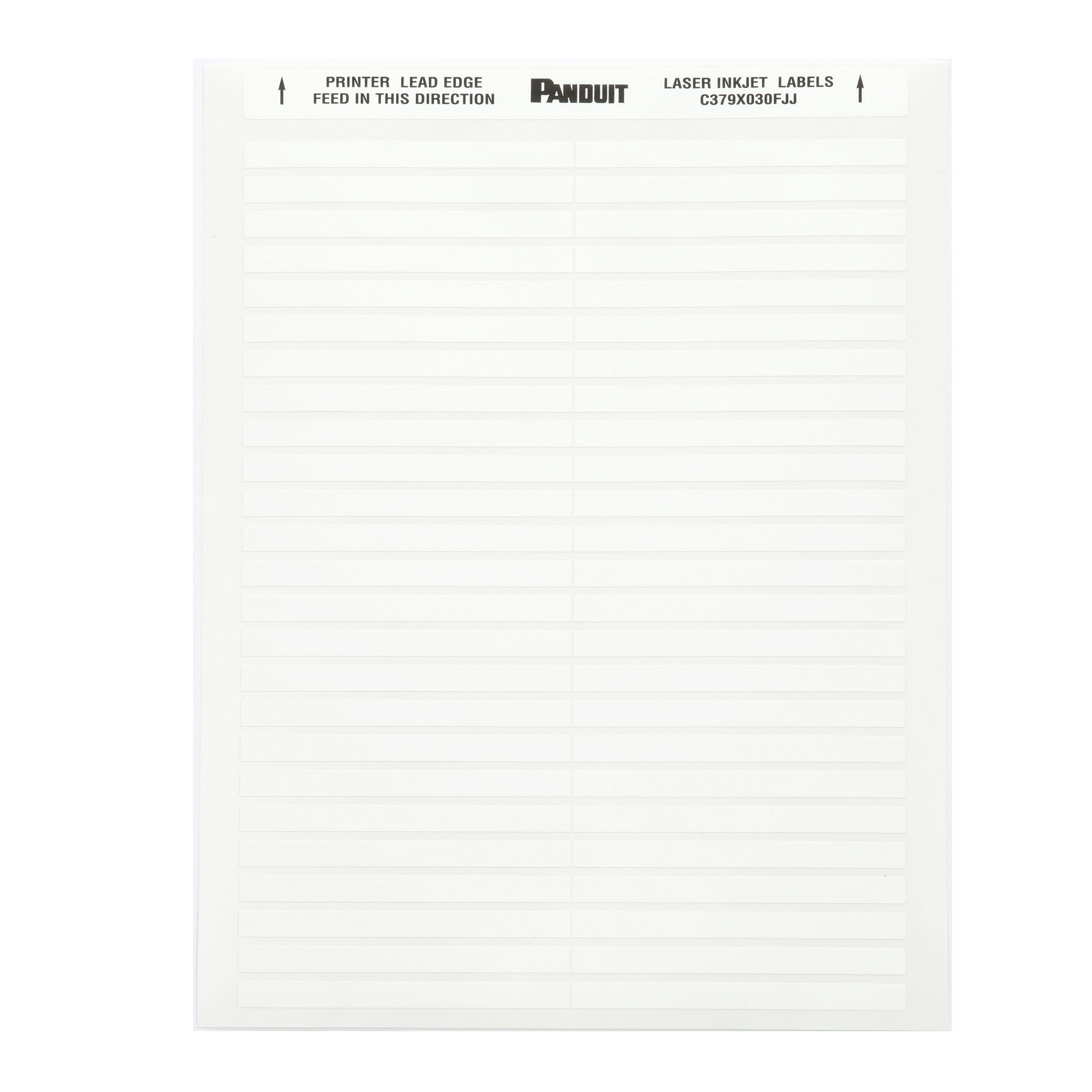 Etiq. adhés. 6 ports 96,3x7,6mm polyoléfine imprimante laser/jet encre C