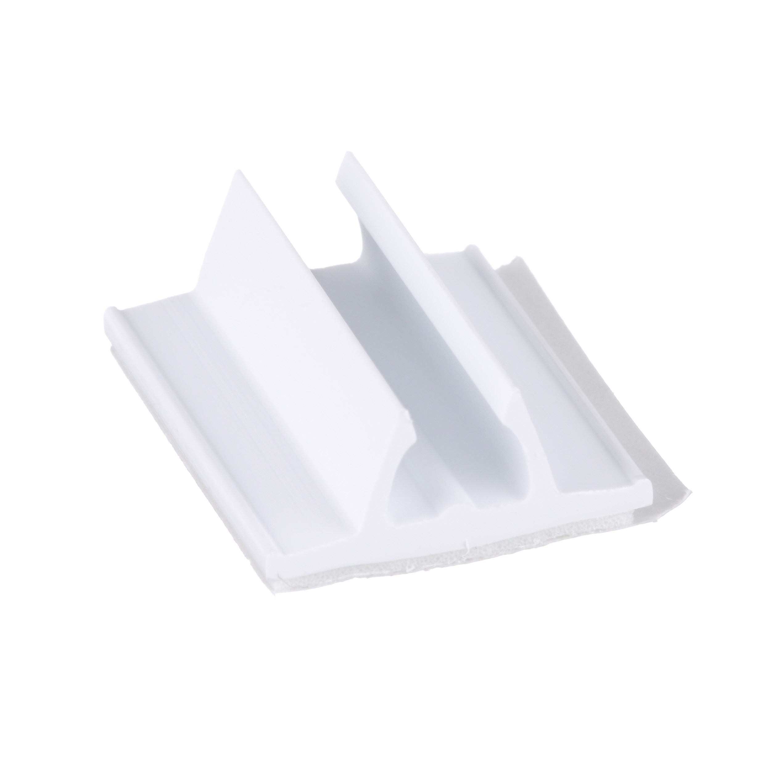 Cord Clip, Adh., .22"-.28" (5.6mm - 7.7mm) Bundle, WH,PK100