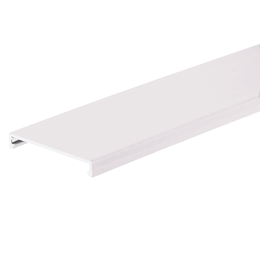 Duct Cover, PVC, 4W X 6', White
