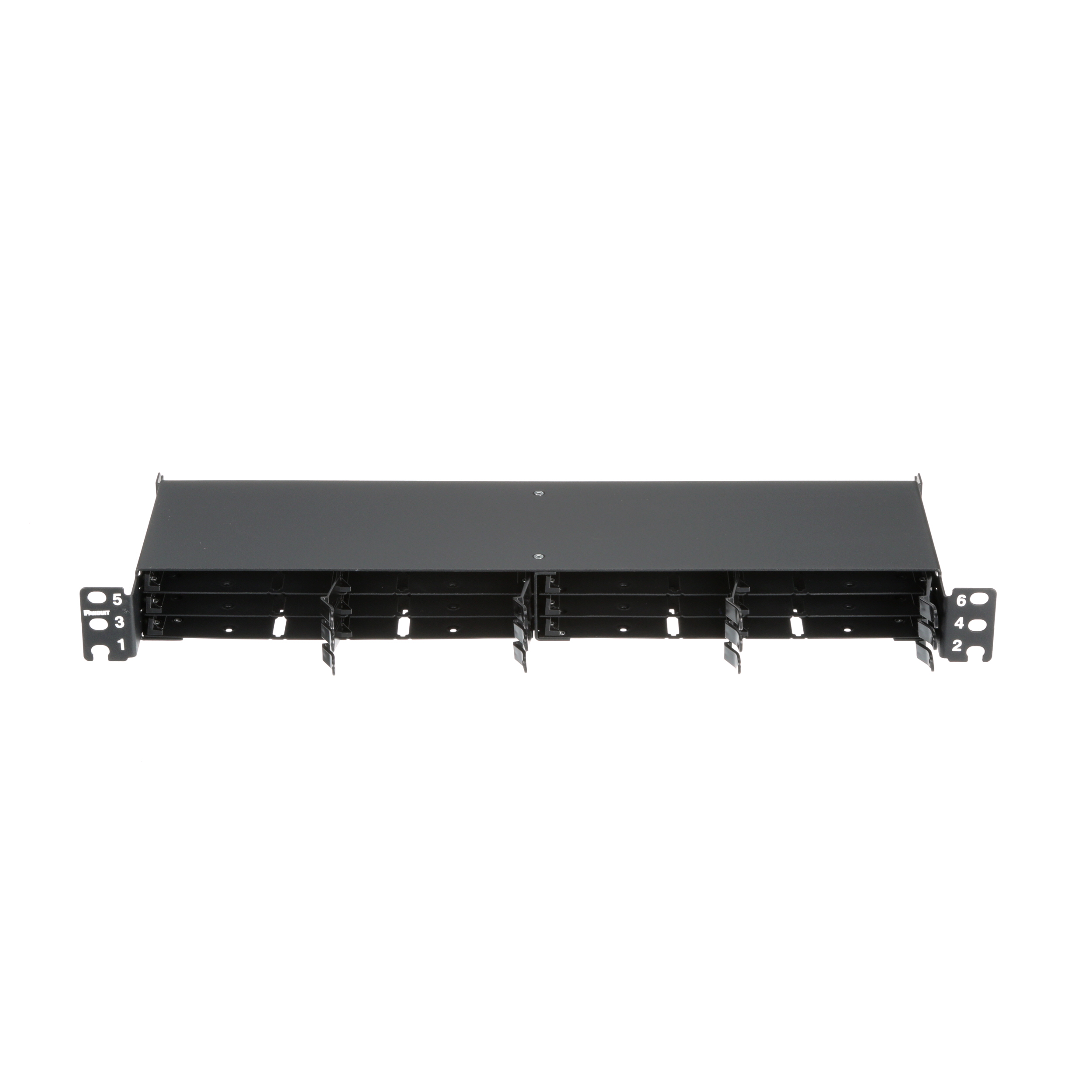 HD Flex patch panel, 1 RU, 6-port