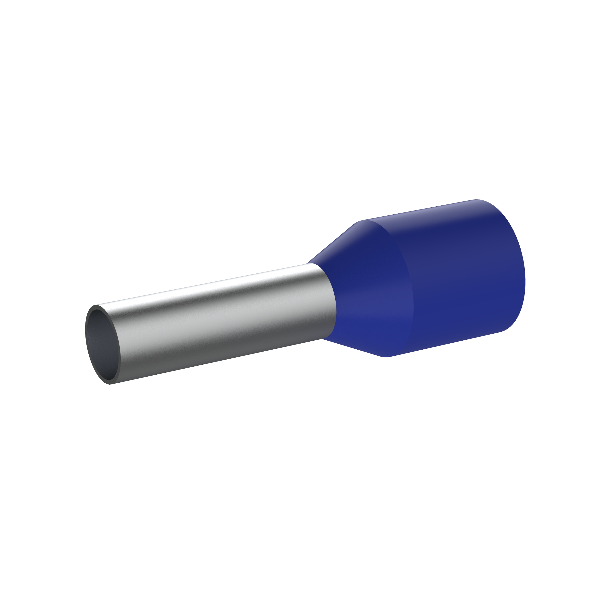 Tek tel sıyırıcı, Mavi, 2.5mm² Tel, 8mm Pin Uzunluğu, 500'lü Paket