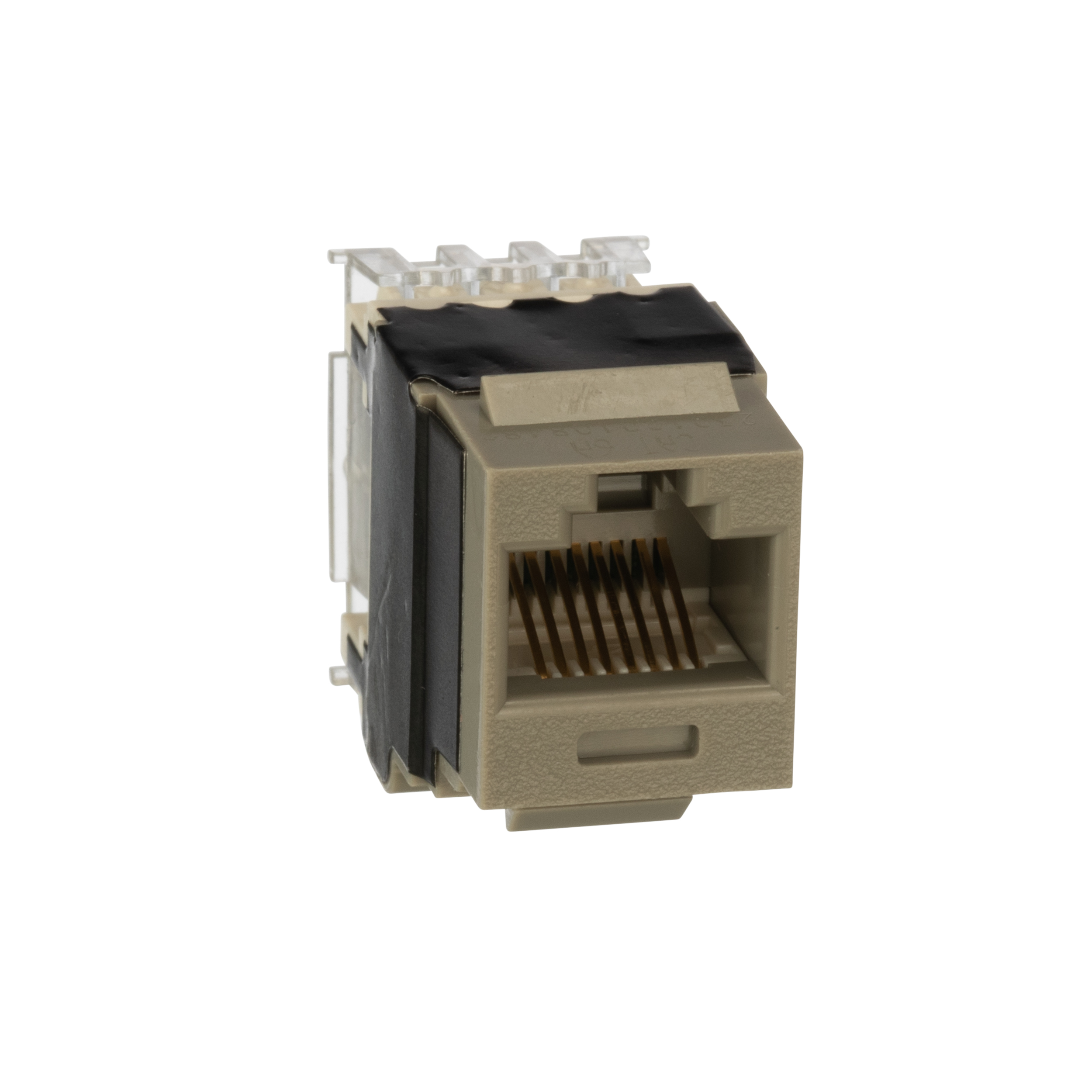 Çıplak UTP RJ45 Cat 6A Keystone Puntdown Jack Modülü, IG