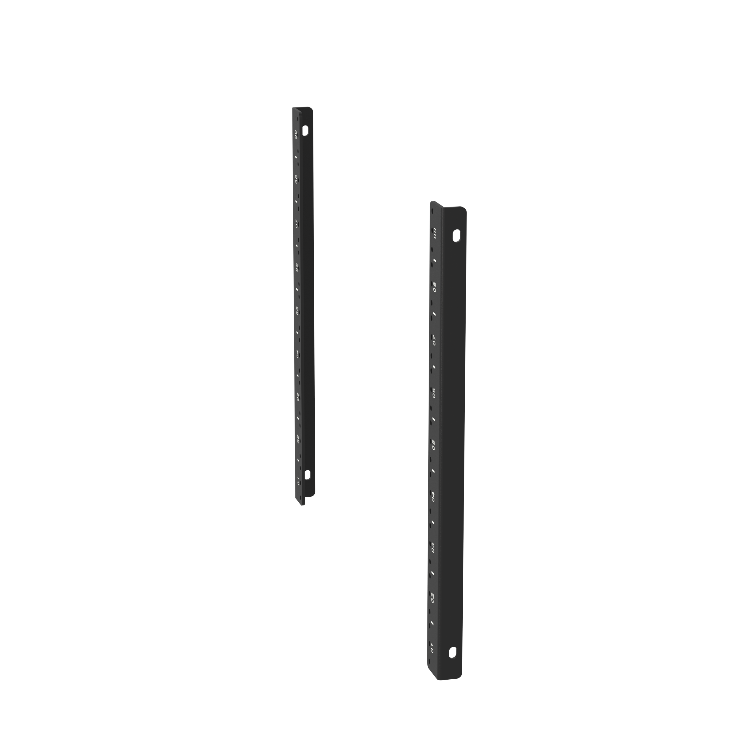 PanZone® Duvar Montaj Kabini Arka Ray Seti, 23 inç derinliğe kadar ağ ekipmanları için ek destek sağlayarak, daha geniş bir uygulama yelpazesi için esneklik sunar. 9 RU, 2 Ray, Siyah