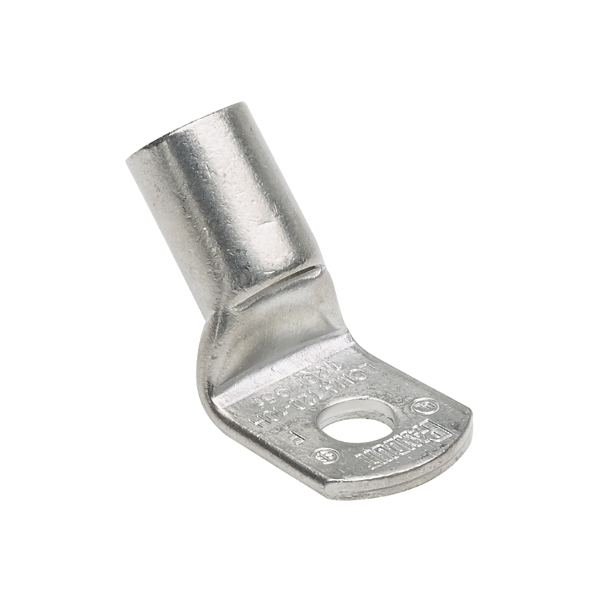 Pan-Lug™ Copper 1 Hole 45° Tongue Compression Lug, Metric