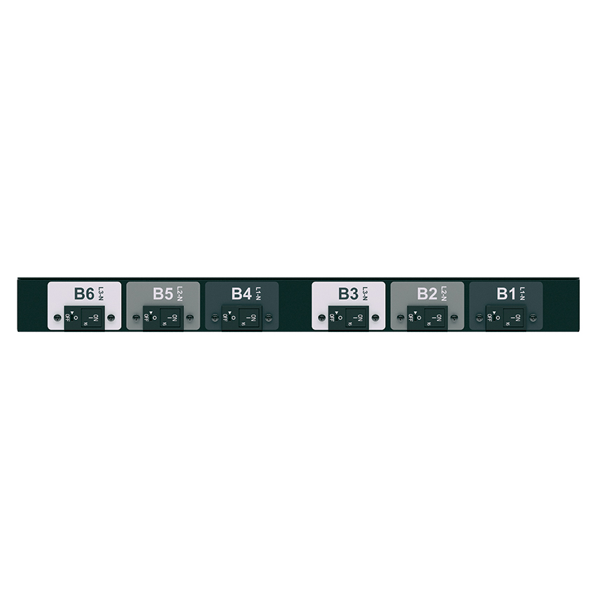 Temel Güç Dağıtım Birimi, 32AMP, 400V, (6)C19, IEC 60309 3P+N+E 6h 32A (IP44)