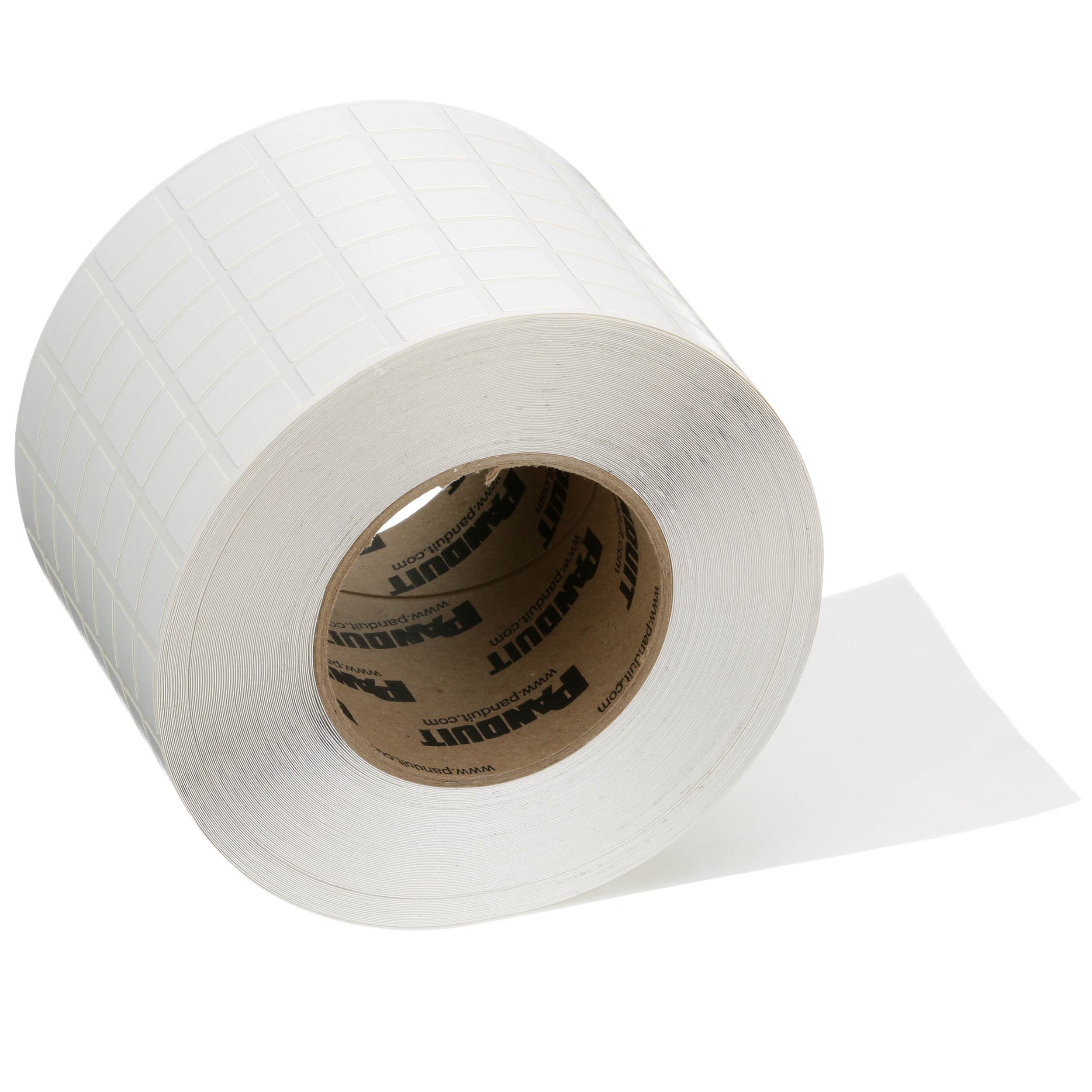 Laminasyonsuz Etiket, Vinil Kumaş, Beyaz, TT, 19.1x12.7mm, 10000'li Paket