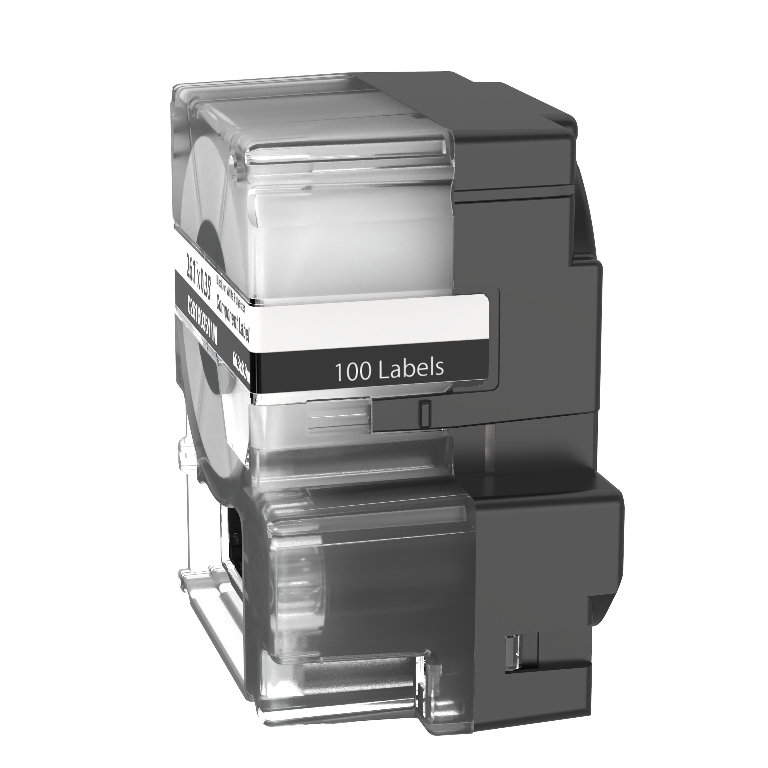 MP Printer Network Component Label,Polyester,White,8.9x66.3mm